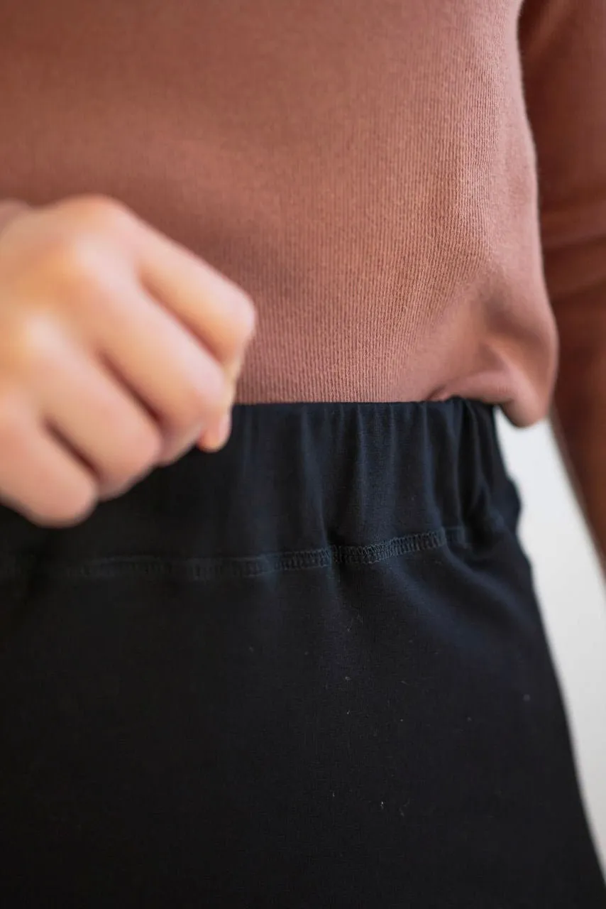 Aubrey Knit Maxi Skirt in Black - FINAL SALE