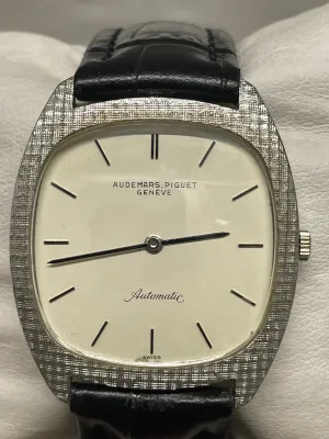 Audemars Piguet Vintage 1980s 18K White Gold Watch -Rare Model- $40K APR w/ COA!