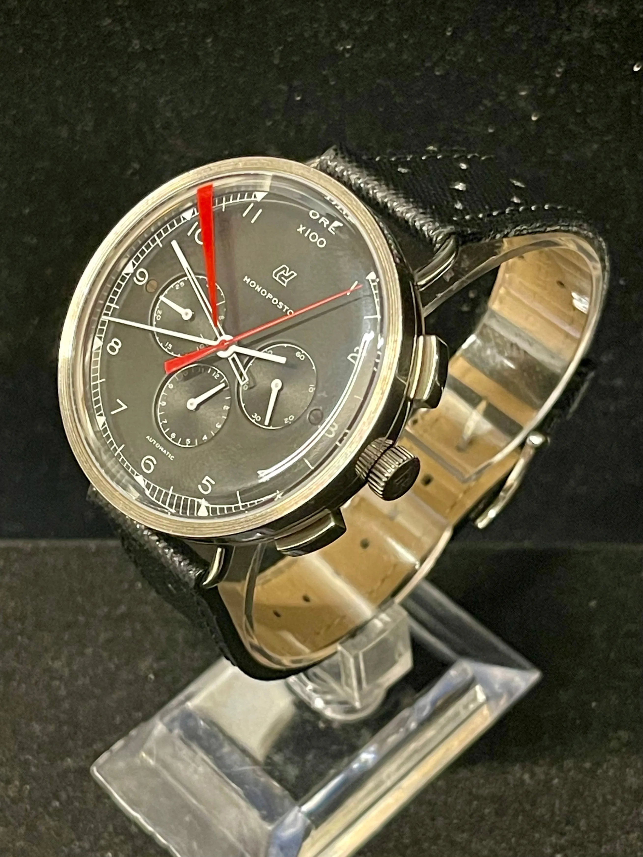 AUTODROMO MONOPOSTO LTD EDTN SS CHRONOGRAPH MEN'S WRIST WATCH - $5K APR w/ COA!!