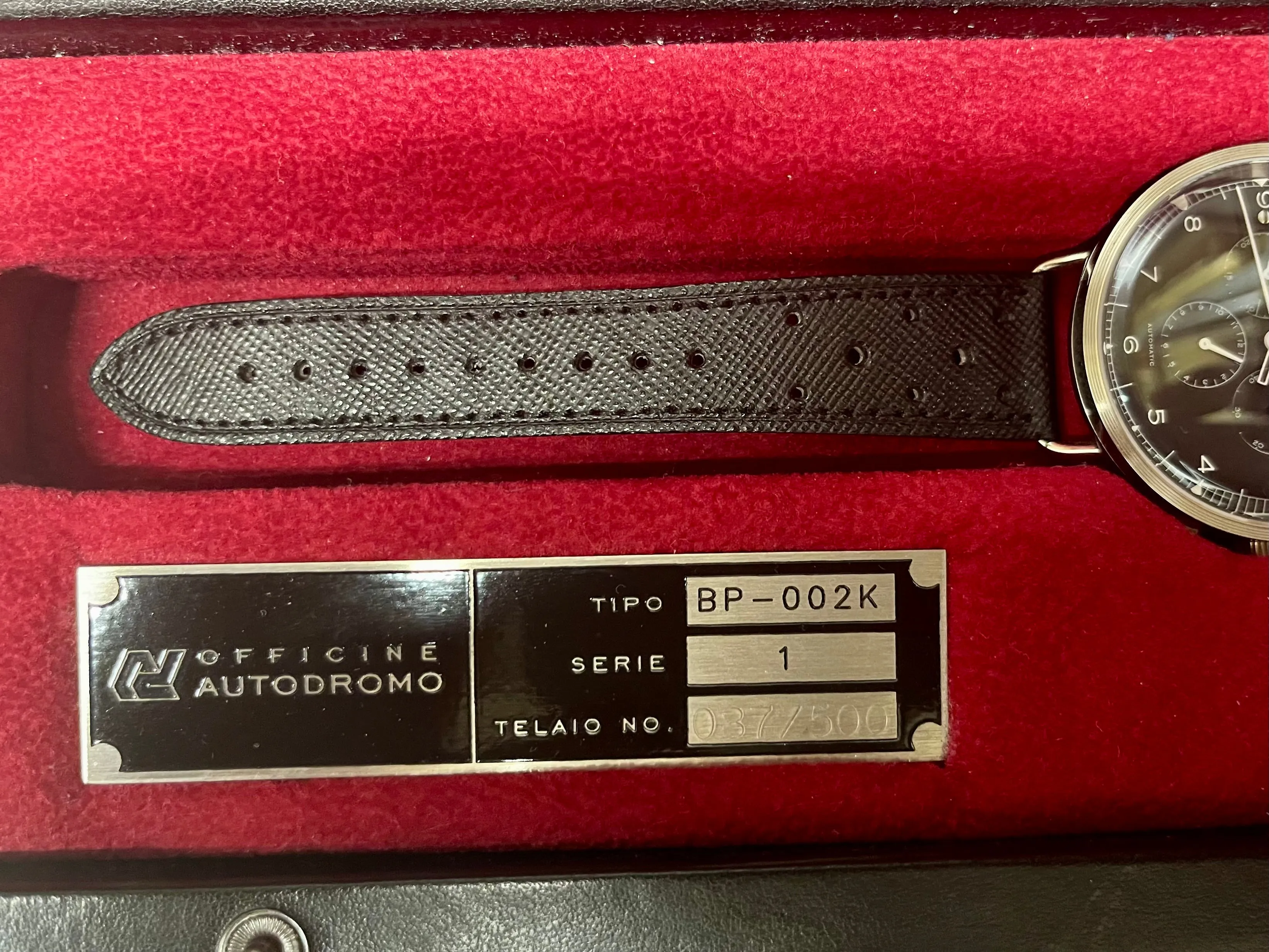 AUTODROMO MONOPOSTO LTD EDTN SS CHRONOGRAPH MEN'S WRIST WATCH - $5K APR w/ COA!!