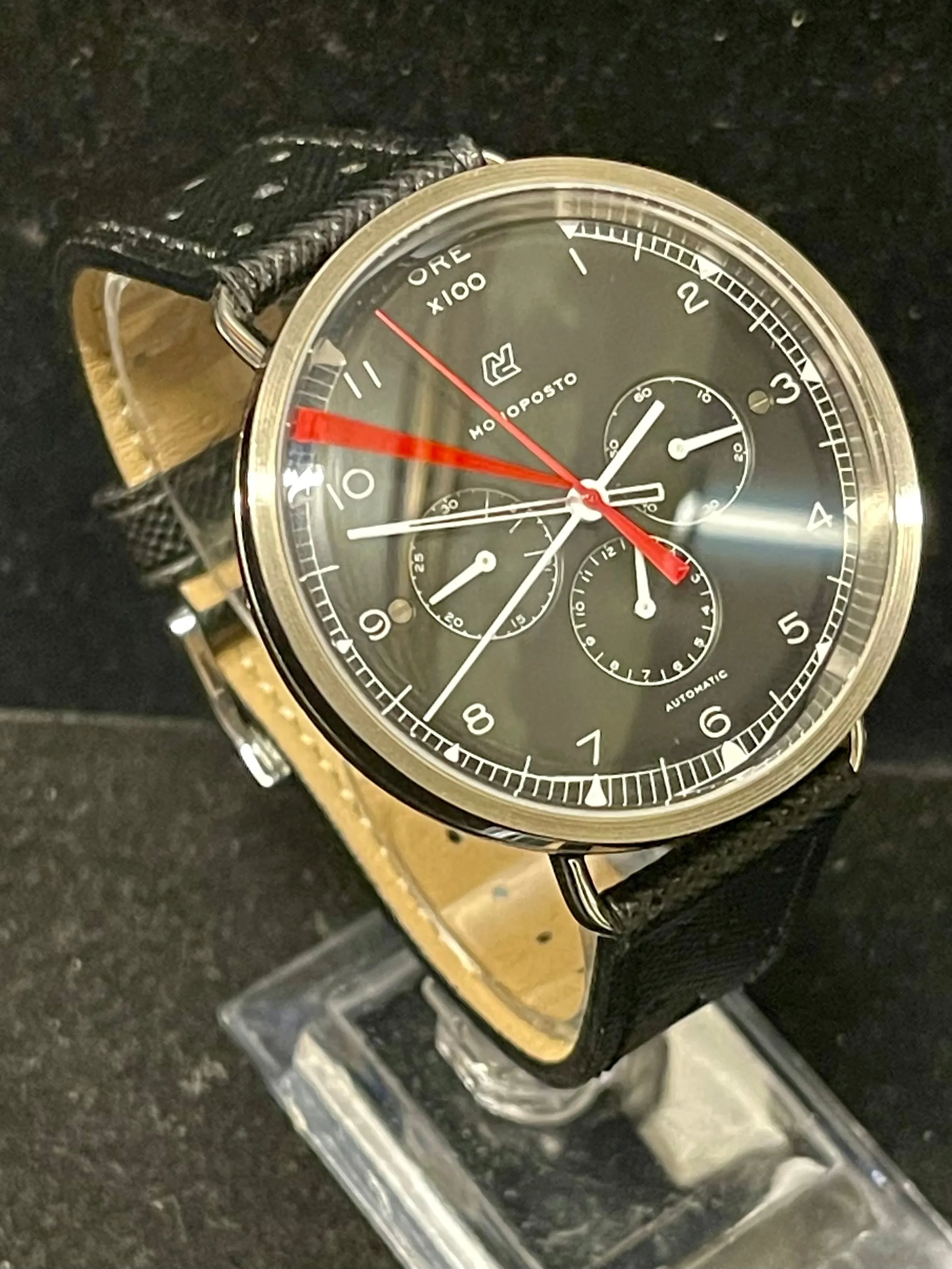 AUTODROMO MONOPOSTO LTD EDTN SS CHRONOGRAPH MEN'S WRIST WATCH - $5K APR w/ COA!!