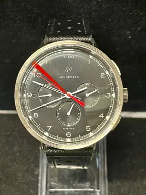 AUTODROMO MONOPOSTO LTD EDTN SS CHRONOGRAPH MEN'S WRIST WATCH - $5K APR w/ COA!!