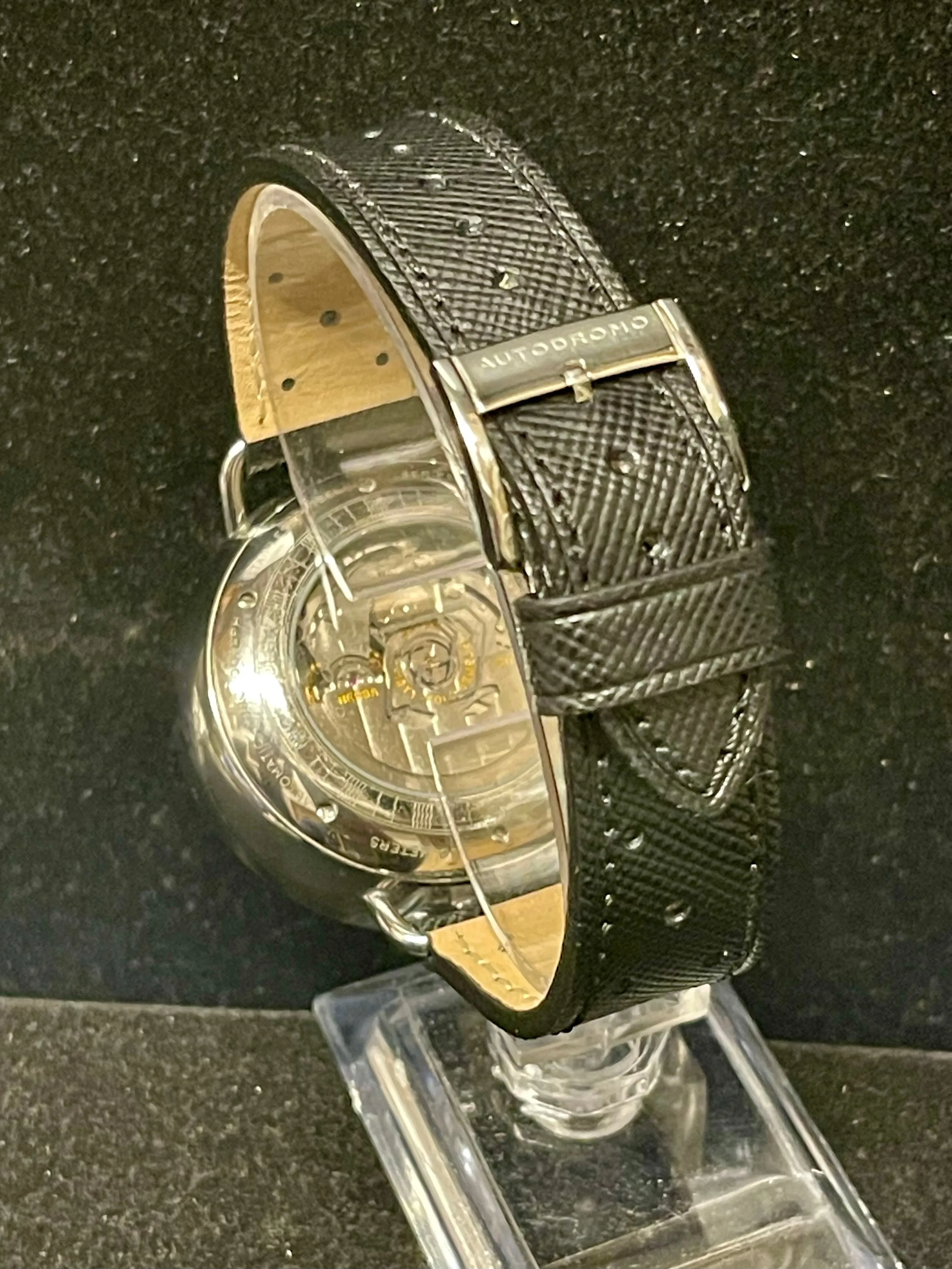 AUTODROMO MONOPOSTO LTD EDTN SS CHRONOGRAPH MEN'S WRIST WATCH - $5K APR w/ COA!!