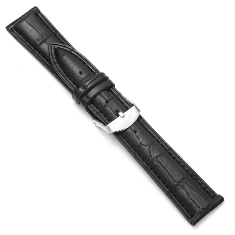 Bamboo Stripe Leather Band for Smart Watches