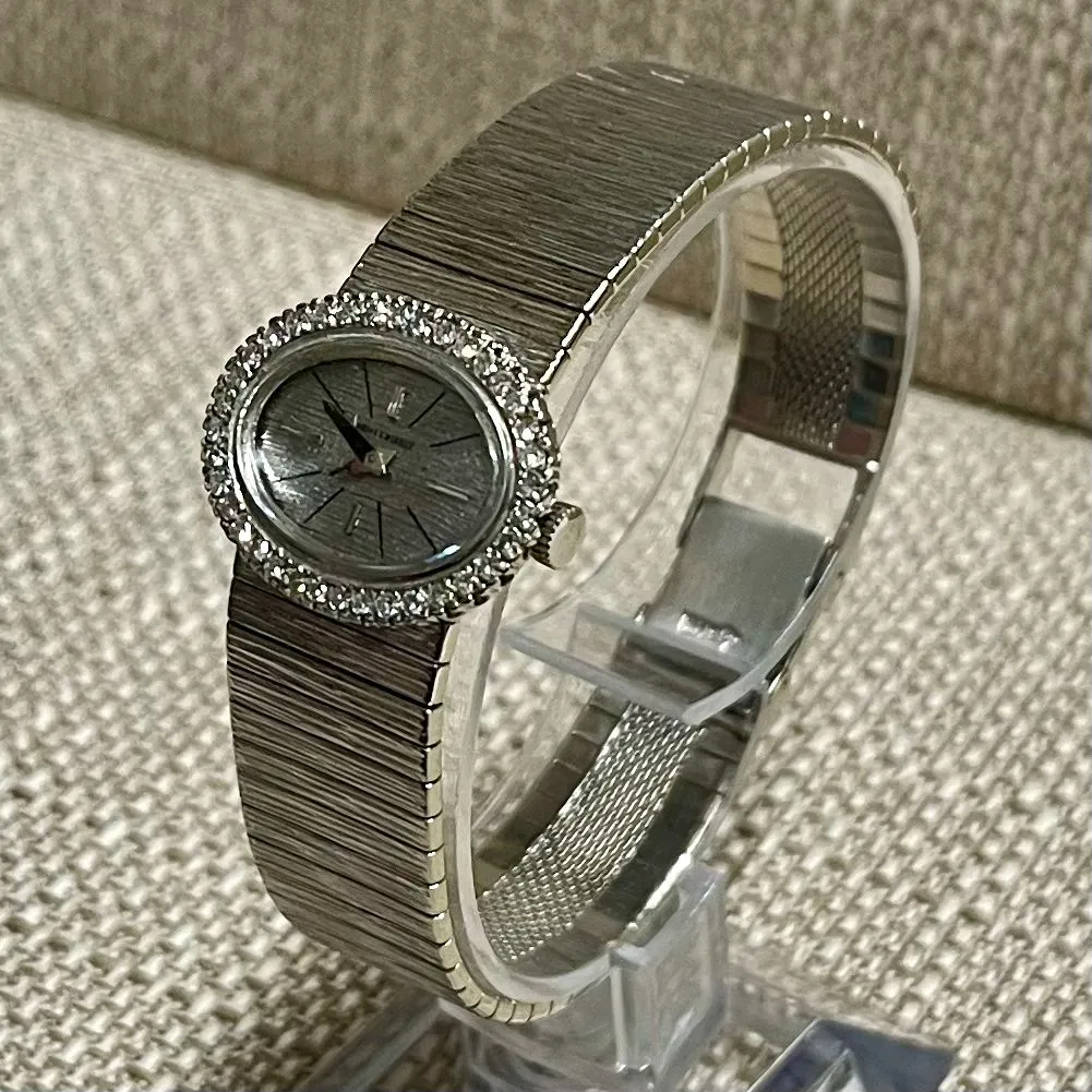 BAUME & MERCIER Ladies Solid White Gold Watch w/ 40 Diamonds! - $30K APR w/ COA!