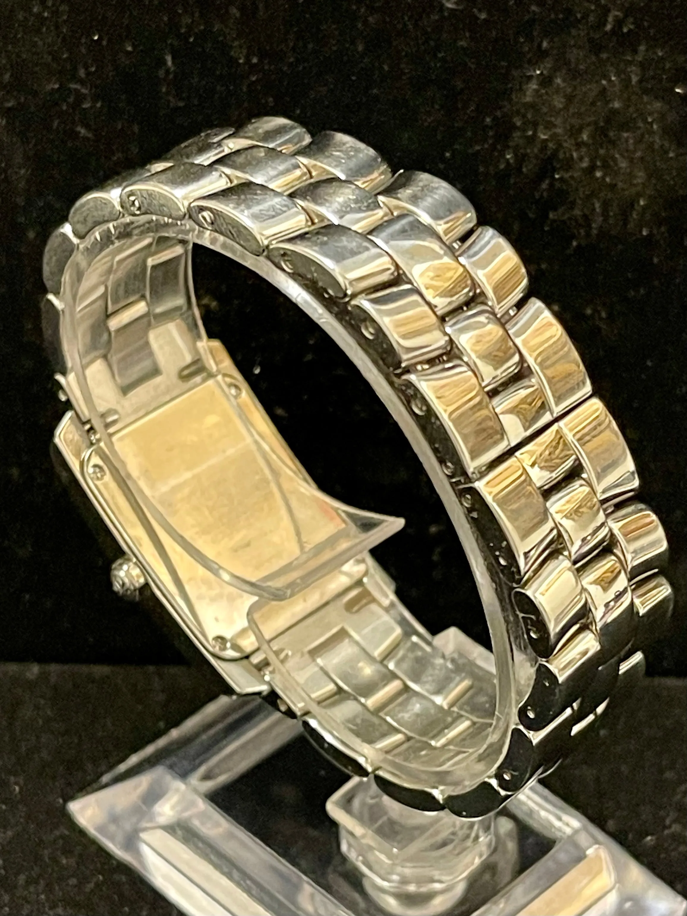 Baume & Mercier Large Tank Second Sub dial SS Men's Wrist Watch - $7K APR w/ COA