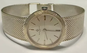 BAUME & MERCIER Vintage SWG w/ Platinum Tone Dial and Hands - $20K APR w/ COA!!!