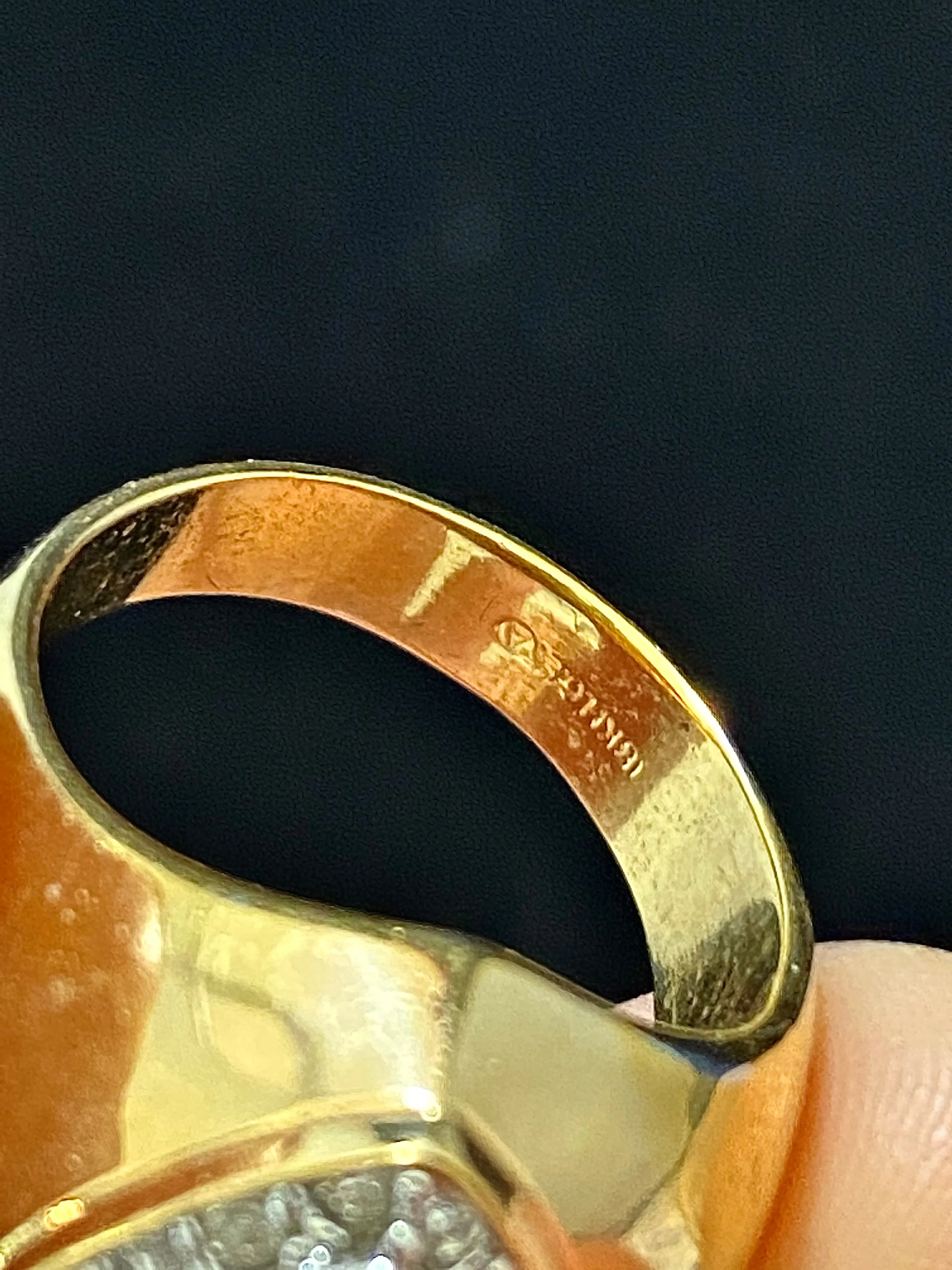 Beautiful Designer Yellow Gold Amethyst and Diamond-style Ring - $1K Appraisal Value w/ CoA!