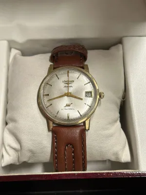 Beautiful Longines Round Extra Thick Case Watch - $6K APR w/ COA!