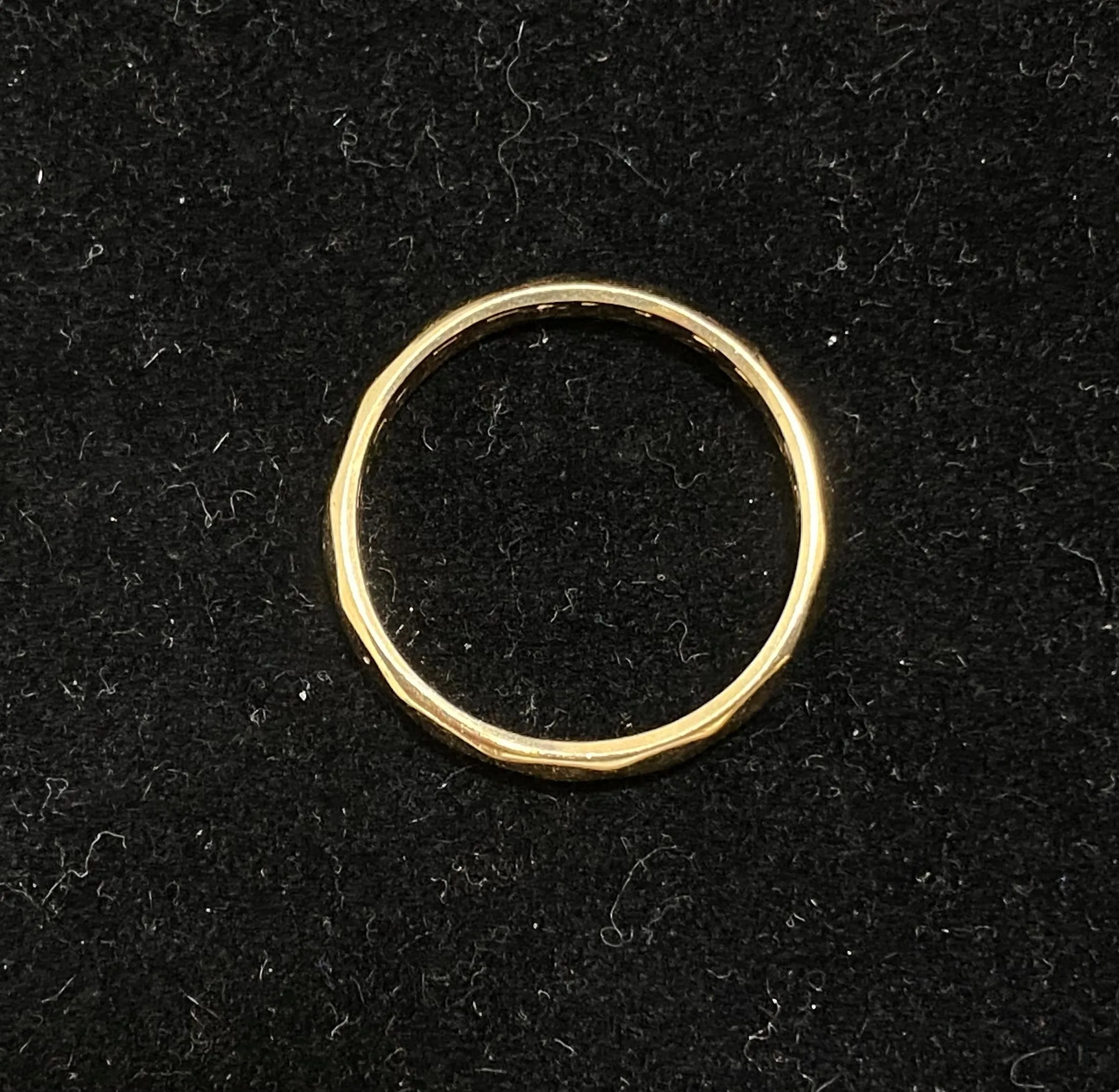 Beautiful Unique Solid Yellow Gold Geometric Band Ring - $2K Appraisal Value w/CoA}