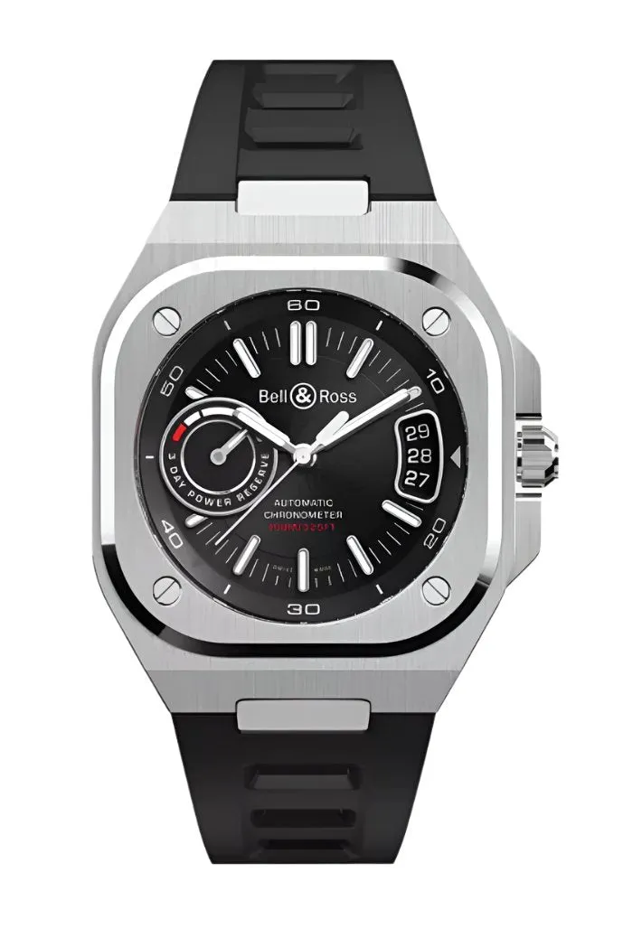 BELL & ROSS-BR-X5 BLACK STEEL
41 MM BR X-5R-BL-ST/SRB 1100101