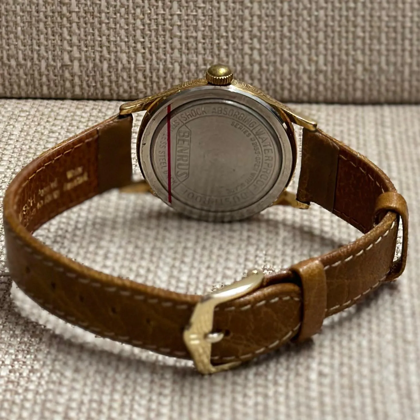 Benrus Masonic Vintage SS w/ Unique Dial & Markers Men's Watch- $10K APR w/ COA!