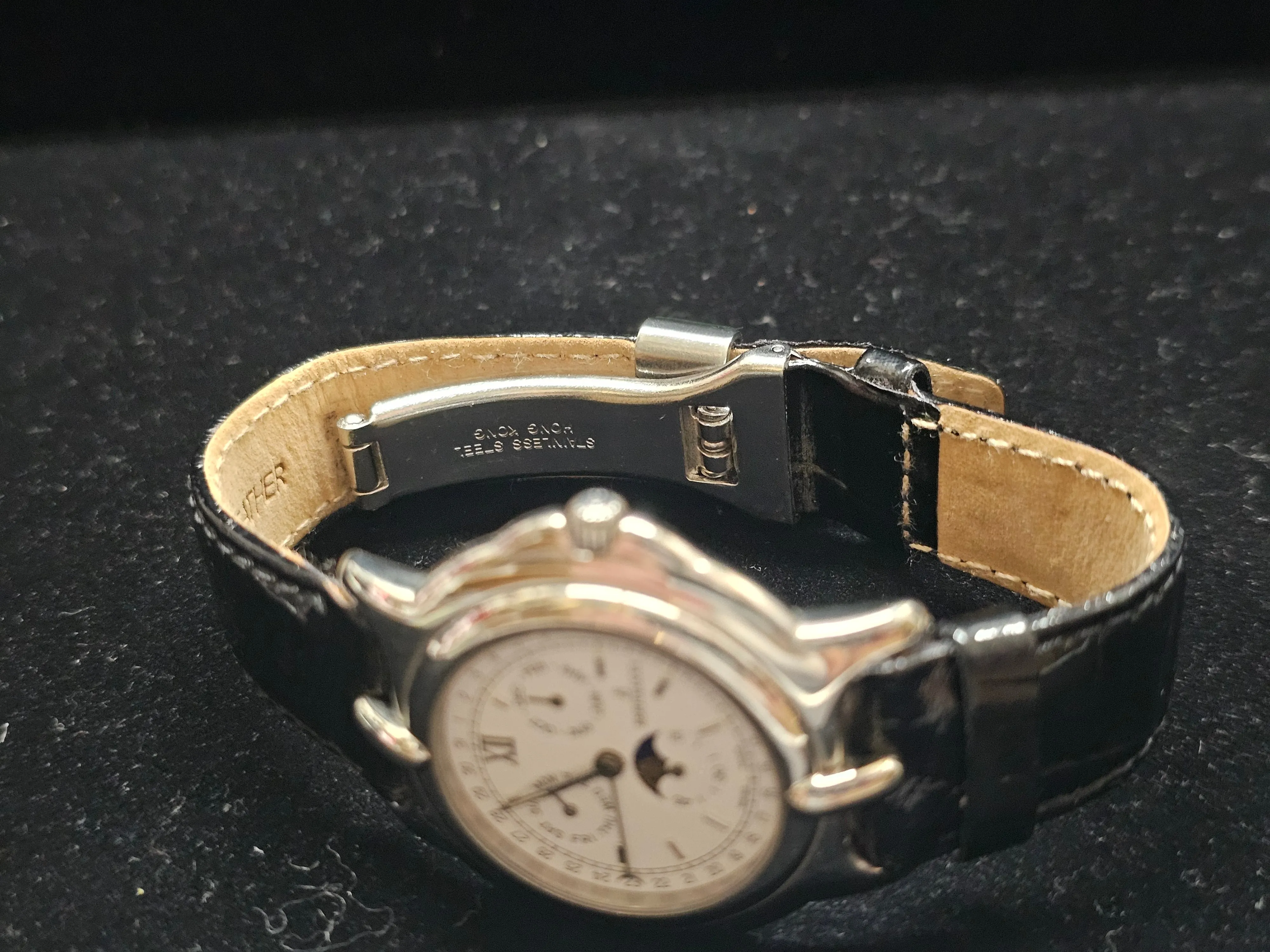BERTOLUCCI SS Ref225 805041 Triple Calendar Moonphase MensWatch- $15K APR w/ COA
