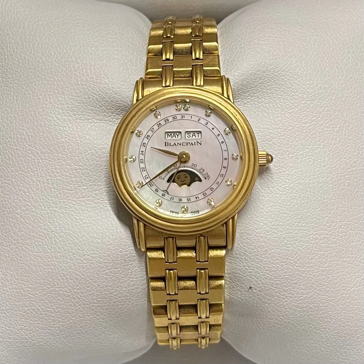 BLANCPAIN Ltd. Ed. Moonphase Calendar 18K YG Automatic Watch - $75K APR w/ COA!!