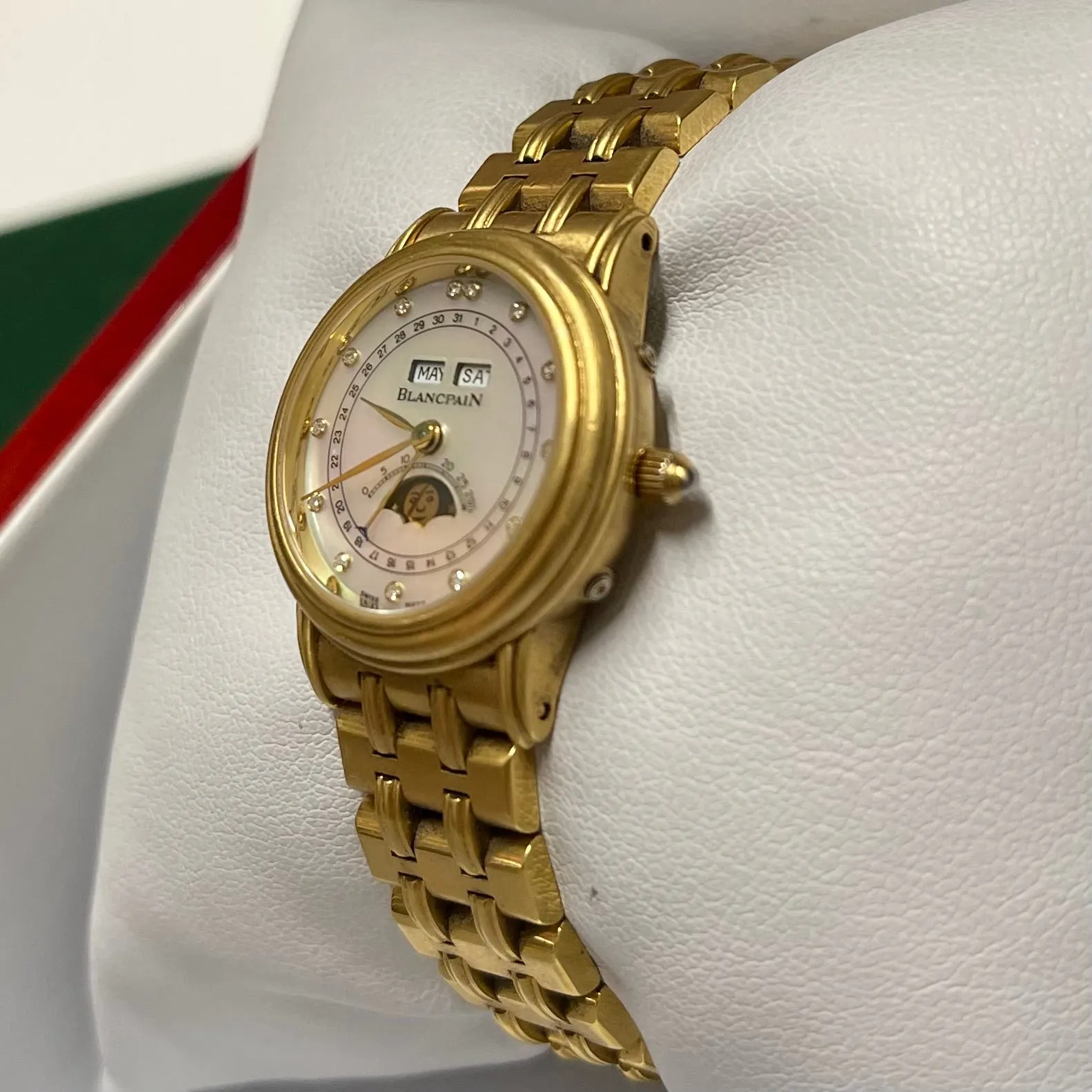 BLANCPAIN Ltd. Ed. Moonphase Calendar 18K YG Automatic Watch - $75K APR w/ COA!!