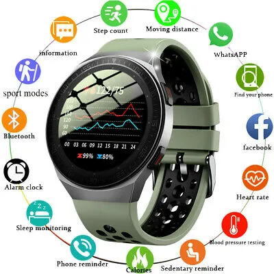 Bluetooth Call Full Touch Screen  Memory Music Smart Watch Waterproof Smartwatch Recording Function Sports Bracelet