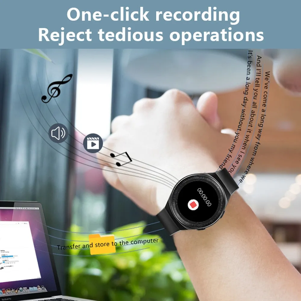 Bluetooth Call Full Touch Screen  Memory Music Smart Watch Waterproof Smartwatch Recording Function Sports Bracelet