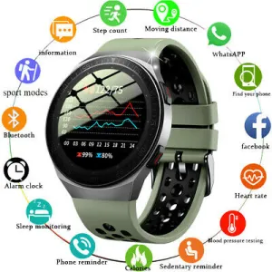 Bluetooth Call Full Touch Screen  Memory Music Smart Watch Waterproof Smartwatch Recording Function Sports Bracelet