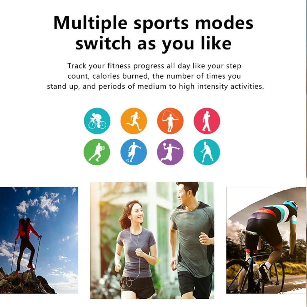 Bluetooth Call Full Touch Screen  Memory Music Smart Watch Waterproof Smartwatch Recording Function Sports Bracelet