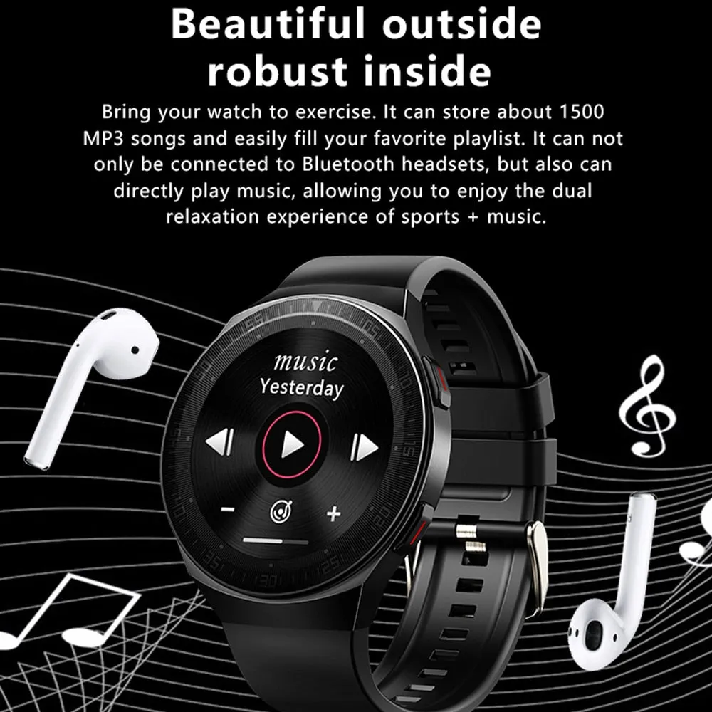 Bluetooth Call Full Touch Screen  Memory Music Smart Watch Waterproof Smartwatch Recording Function Sports Bracelet