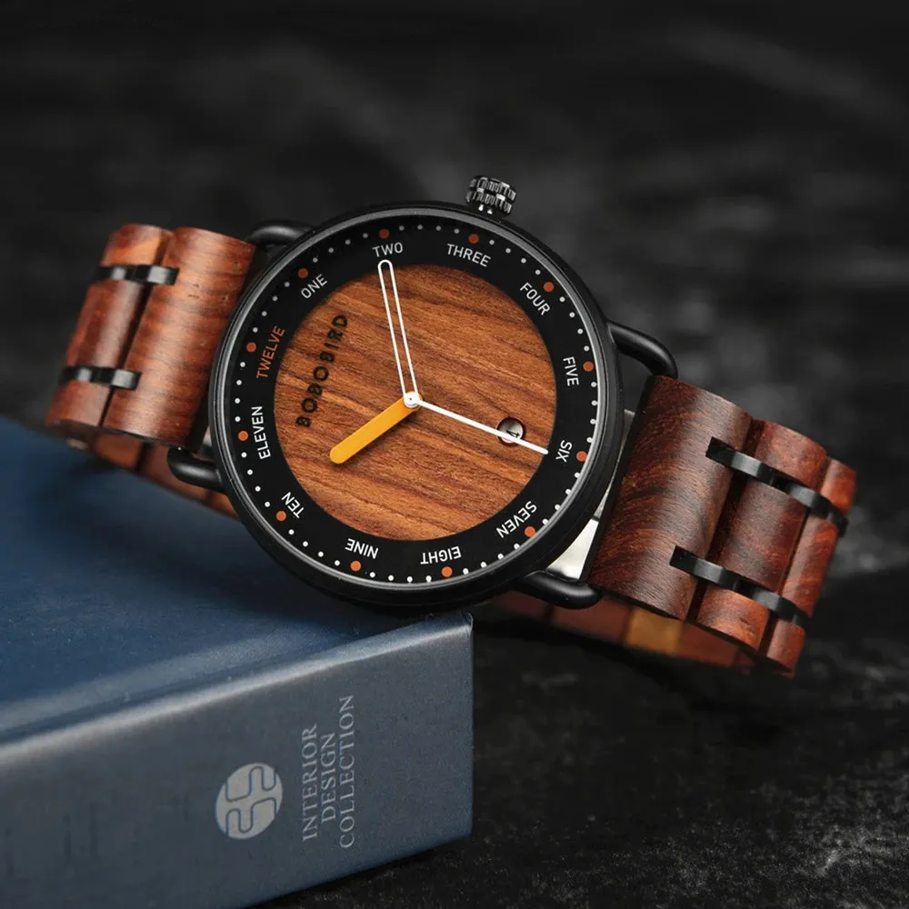 BOBO BIRD Wooden Quartz Watch