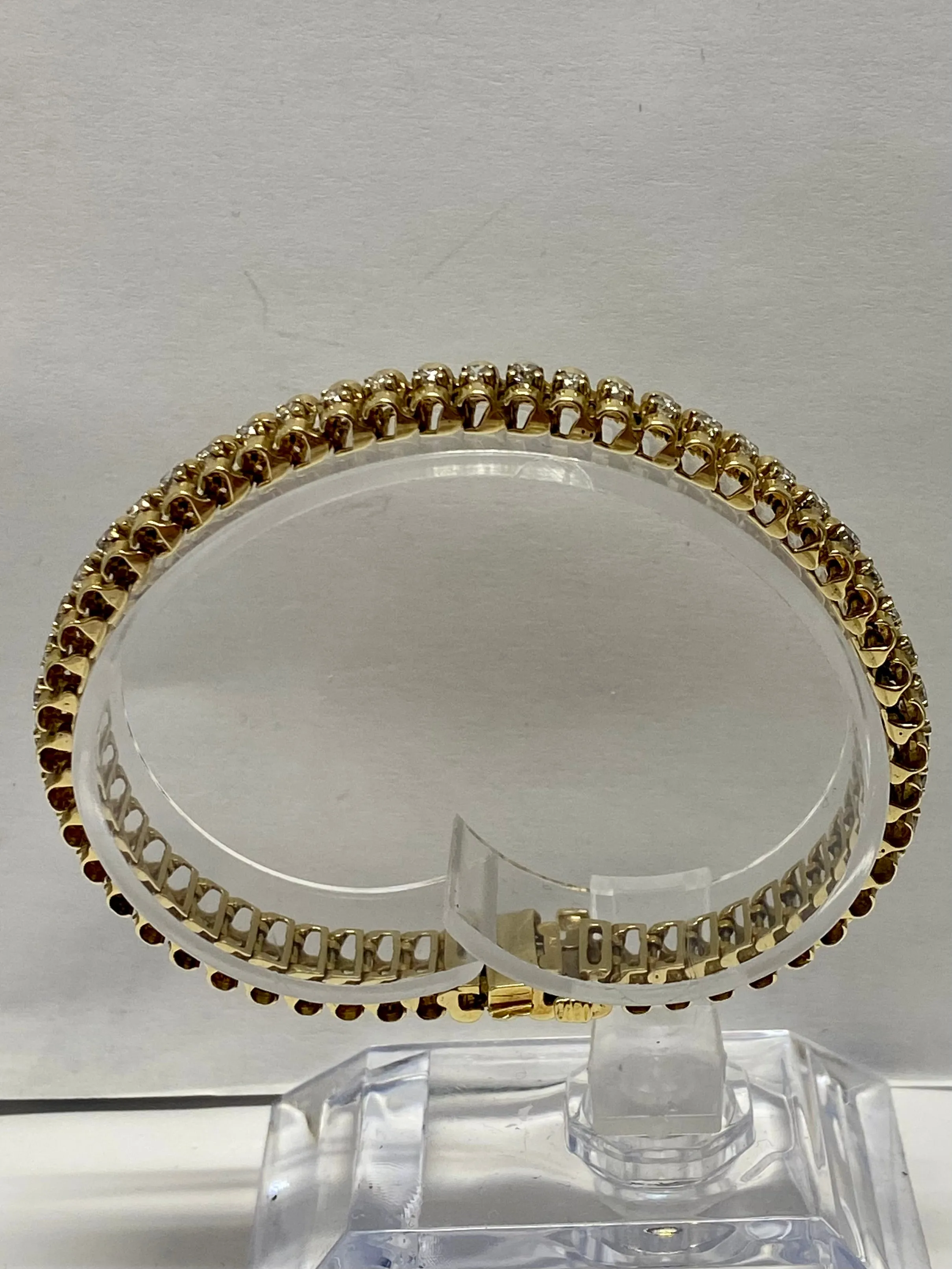 BRACELET Rolex President style Solid Yellow Gold w/55 Diamonds- $15K APR w/ CoA!