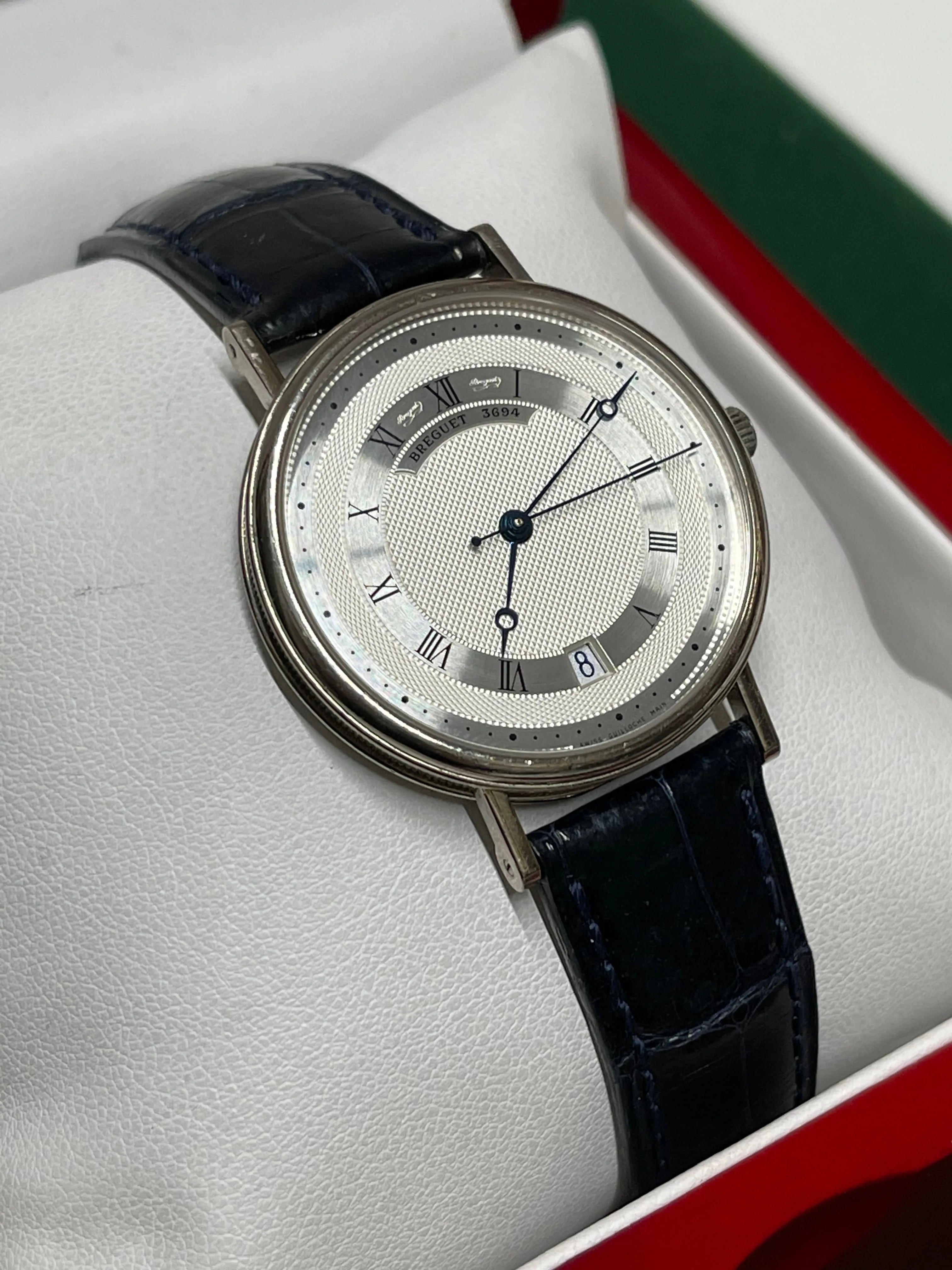 Breguet Ref.3694 18K White Gold Automatic Movement Wristwatch - $40K APR w/ COA!