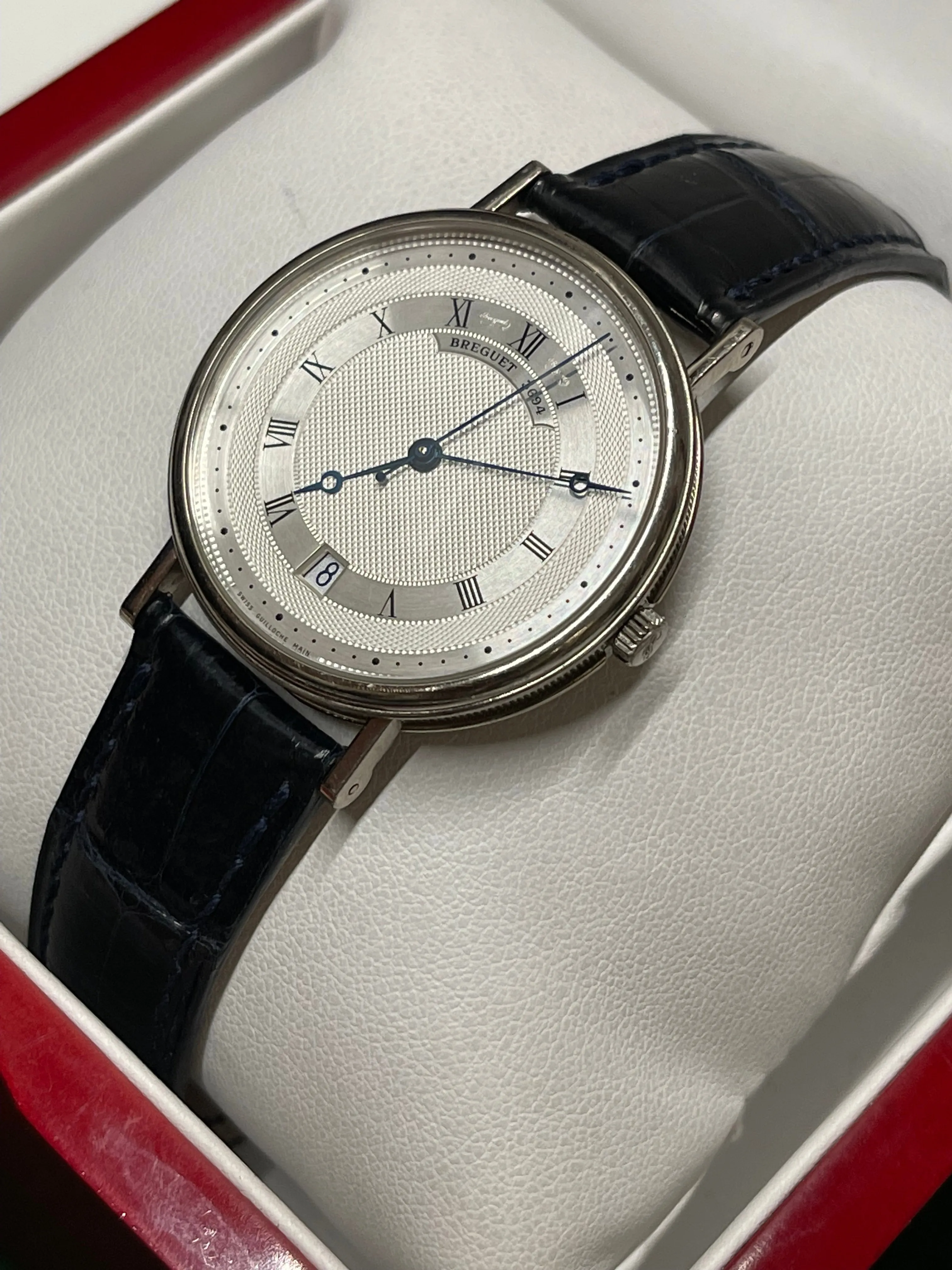 Breguet Ref.3694 18K White Gold Automatic Movement Wristwatch - $40K APR w/ COA!