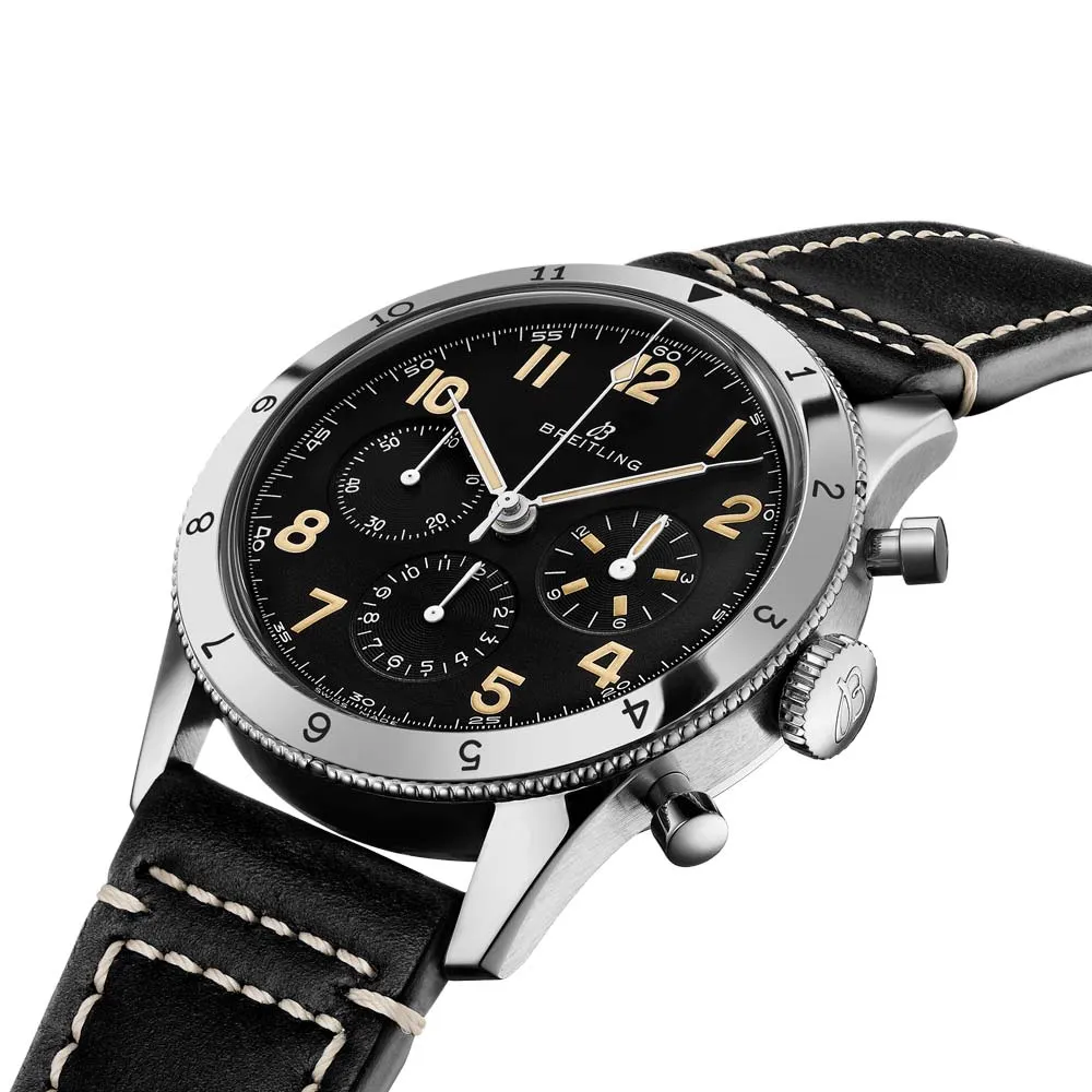 Breitling Aviator 8 AVI REF. 765 1953 Re-Edition Chronograph 41mm Manual Wound Gents Watch AB0920131B1X1