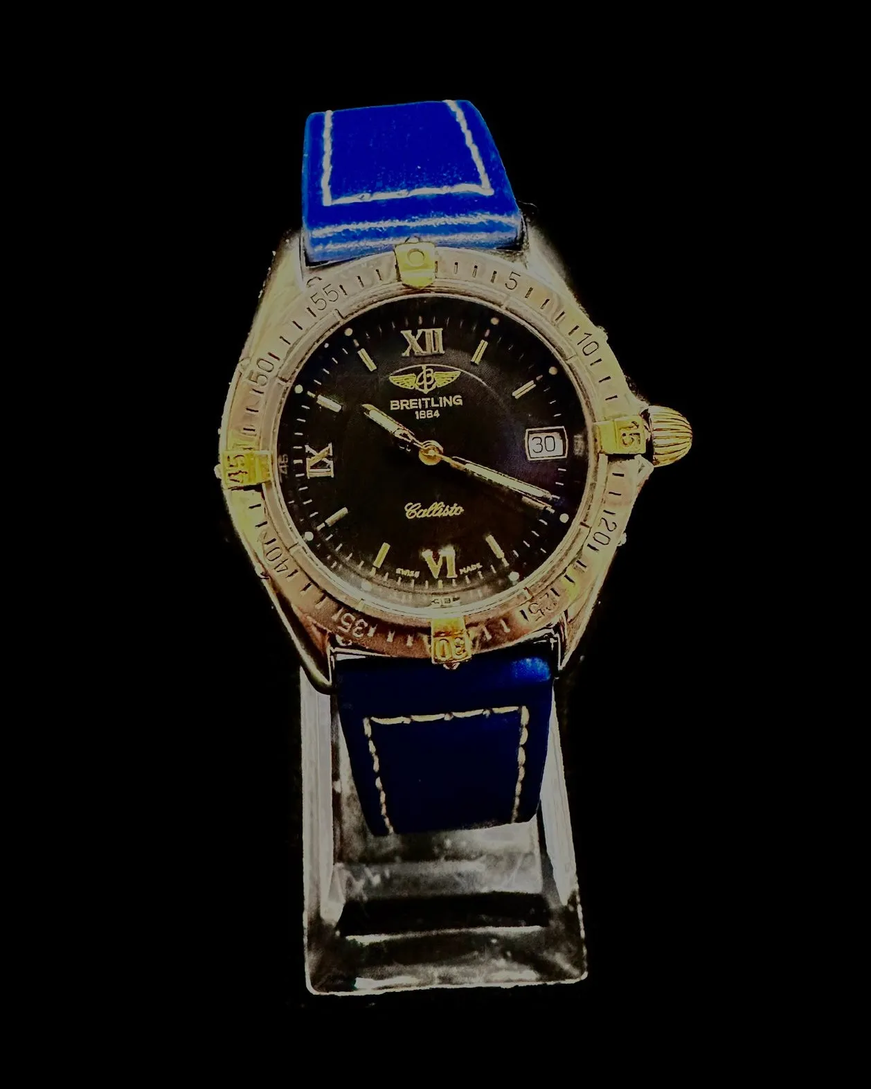 Breitling Callisto Brand New Unique 18K Gold & SS Unisex Watch - $7K APR w/ COA!