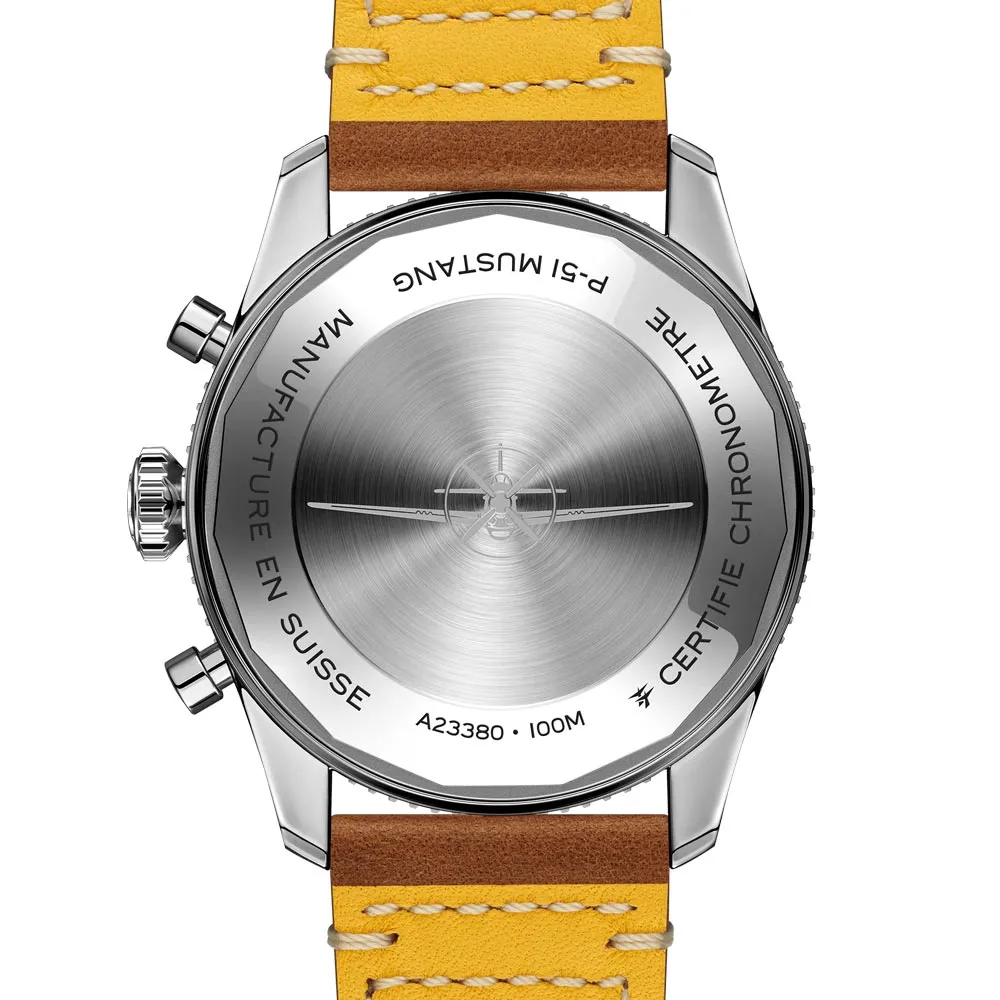 Breitling Classic AVI P-51 Mustang 42mm Black Dial Automatic Chronograph Gents Watch A233803A1B1X1
