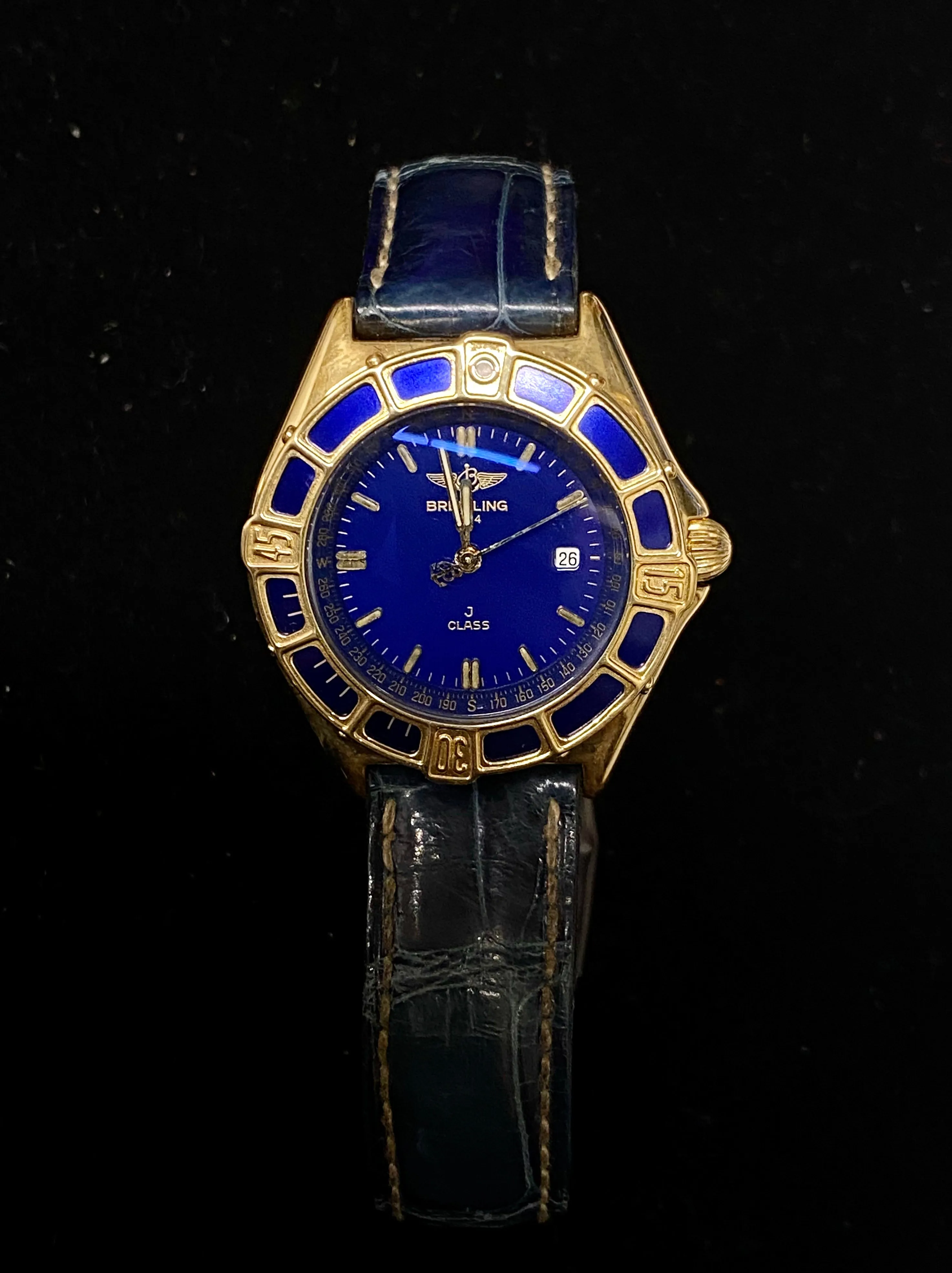 BREITLING  Incredible J-Class 18K Yellow Gold Ladies Watch - $25K Appraisal Value! ✓
