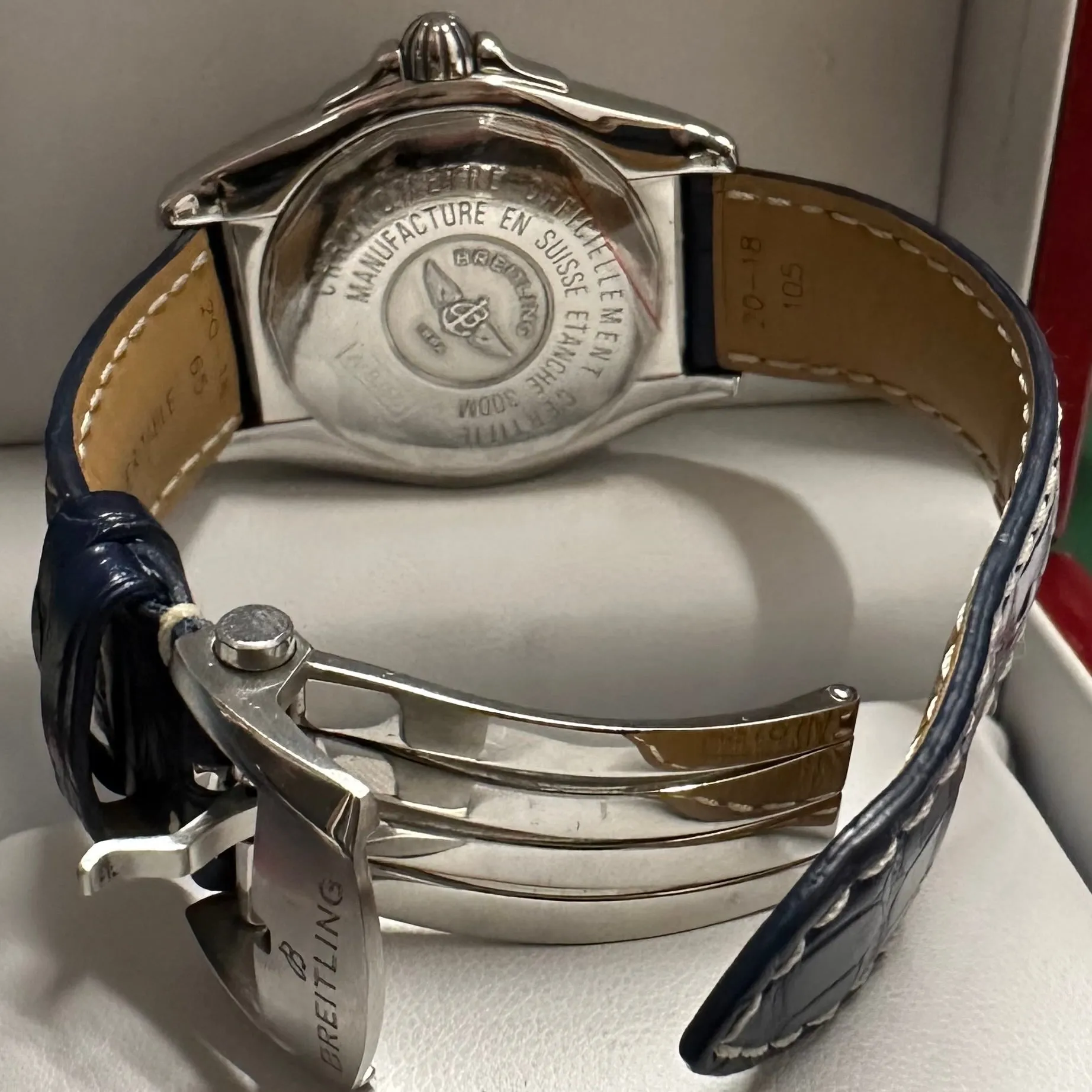 BREITLING Jumbo Chronometer Automatic Perpetual Men's SS Watch- $20K APR w/ COA!