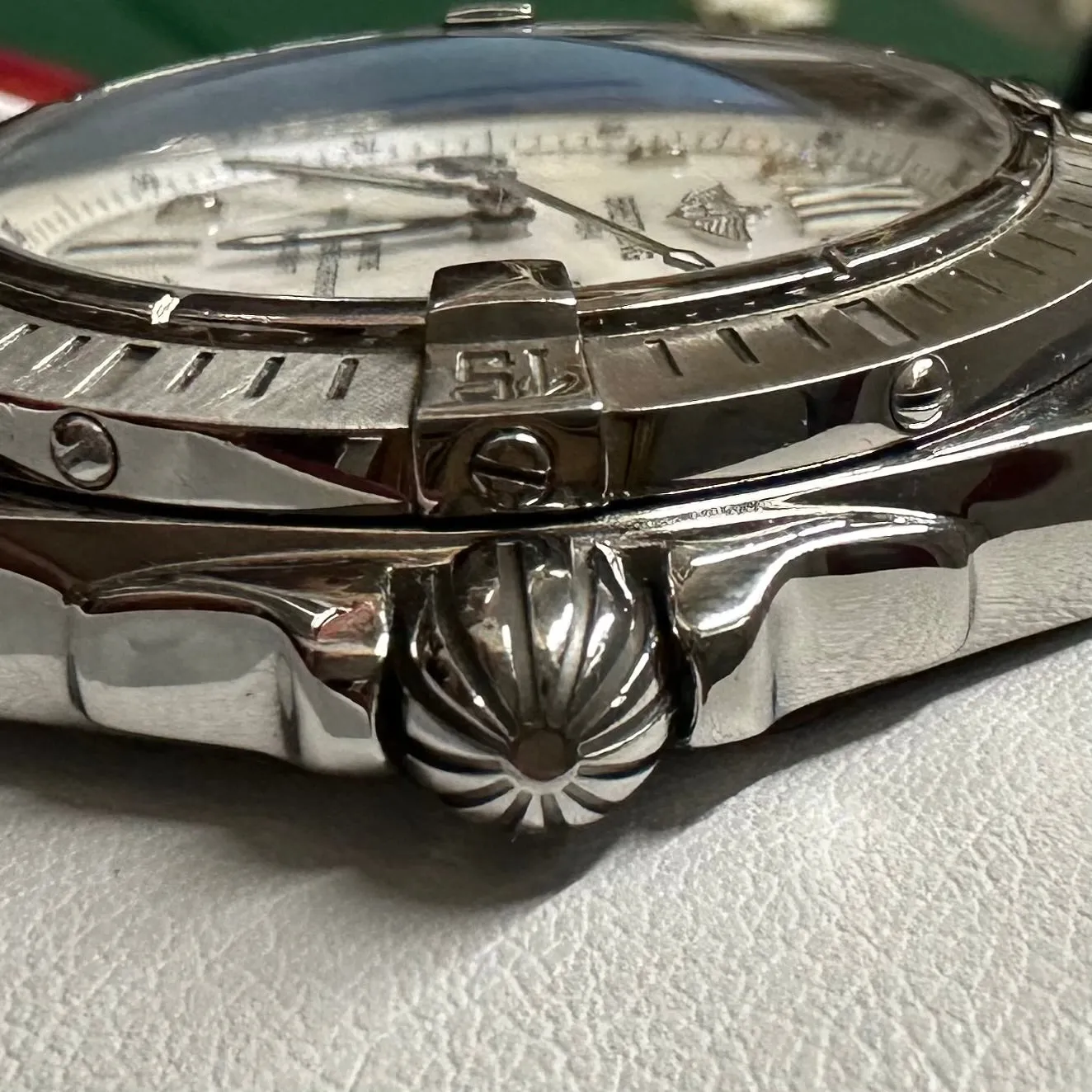 BREITLING Jumbo Chronometer Automatic Perpetual Men's SS Watch- $20K APR w/ COA!