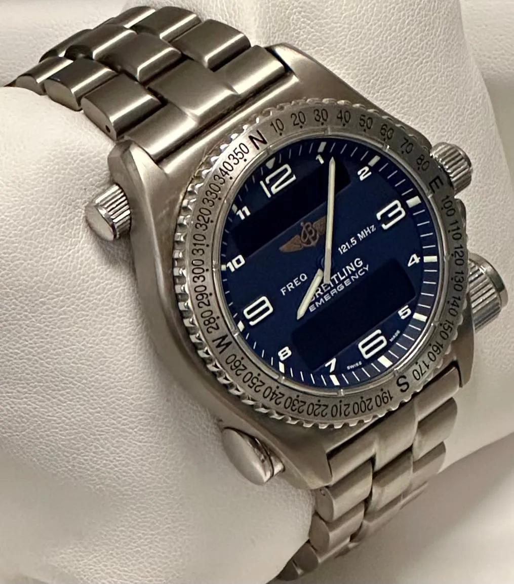 BREITLING Men's Emergency Wristwatch Titanium First Edition - $20K APR w/ COA!!!