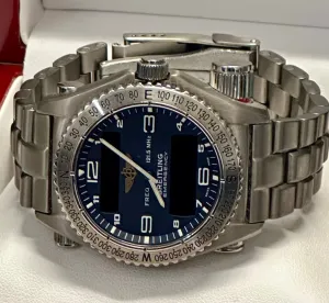 BREITLING Men's Emergency Wristwatch Titanium First Edition - $20K APR w/ COA!!!