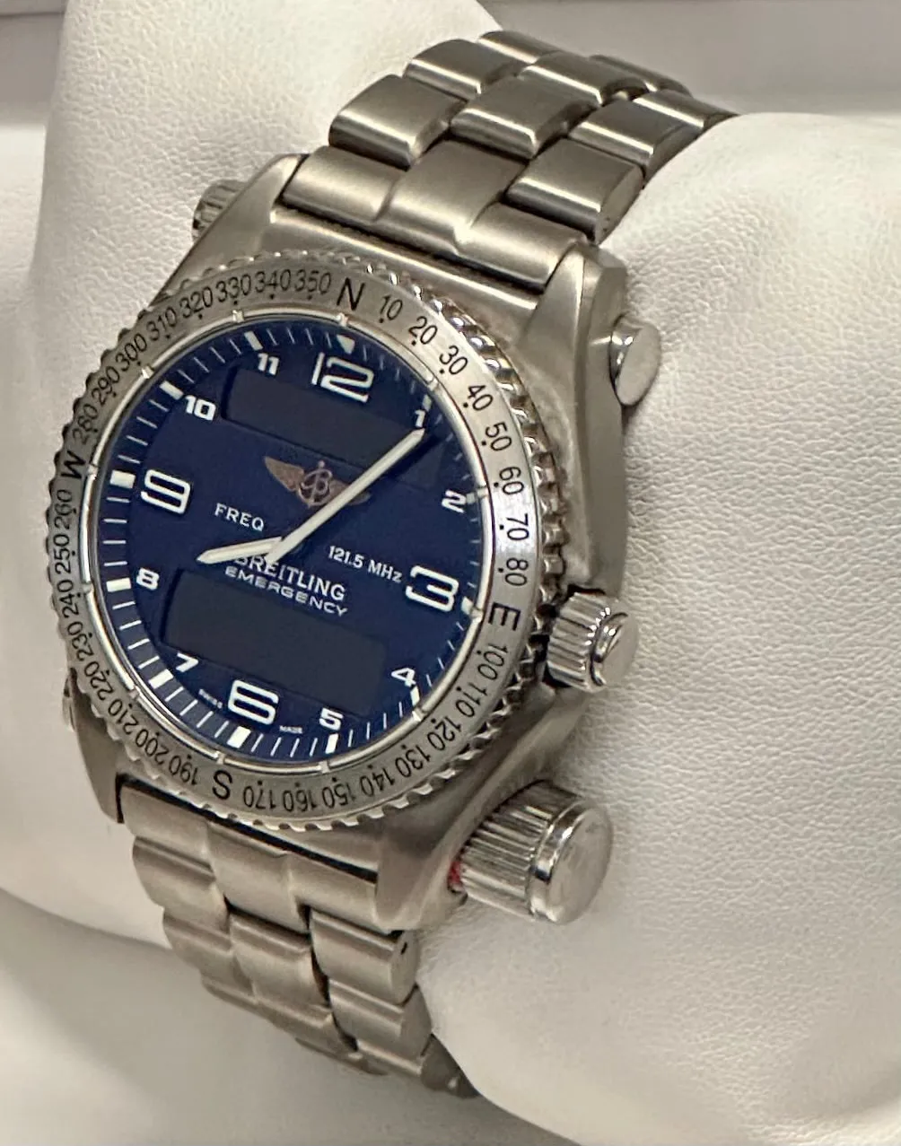 BREITLING Men's Emergency Wristwatch Titanium First Edition - $20K APR w/ COA!!!