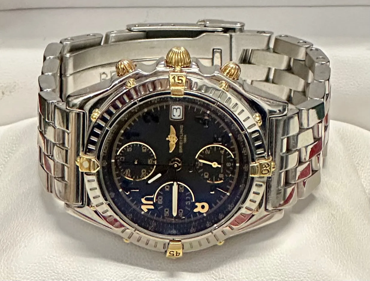 BREITLING Men's Wristwatch Automatic Stainless Steel W/ Gold - $13K APR w/ COA!!
