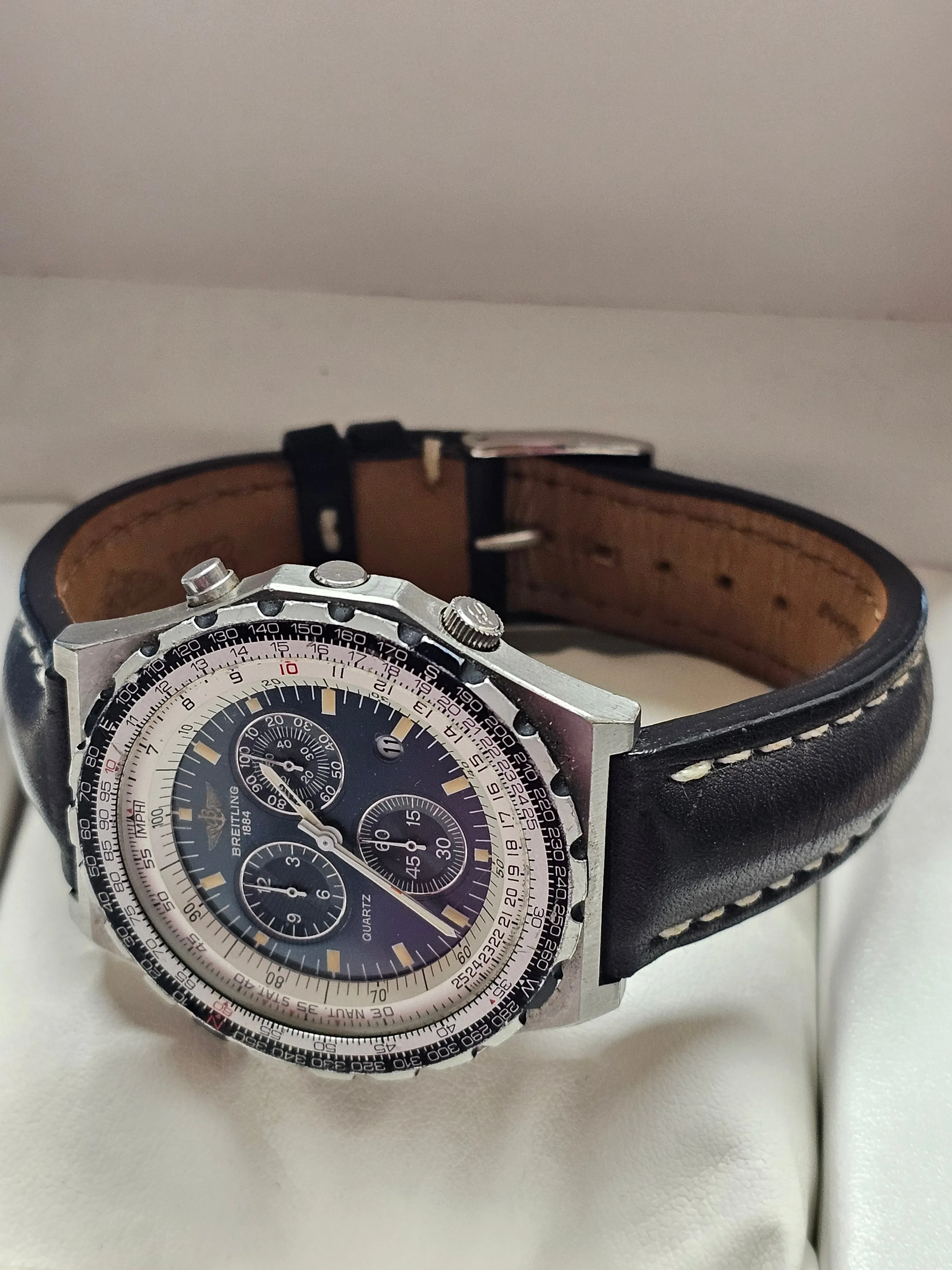 BREITLING Navitimer, Diving Bezel Beautiful Steel Men's Watch - $10K APR w/ COA!