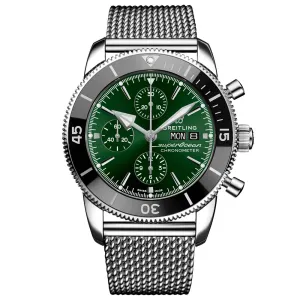 Breitling Superocean Heritage Chronograph 44mm Green Dial Automatic Gents Watch A13313121L1A1