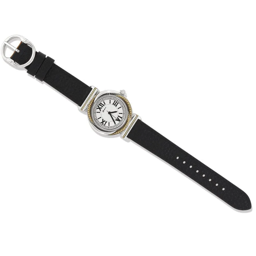 Brighton | Los Olivos Reversible Two Tone Leather Watch