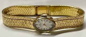 BUCHERER Vintage Unique 18K YG w/ 18K YG Bracelet Ladies Watch- $20K APR w/ COA!