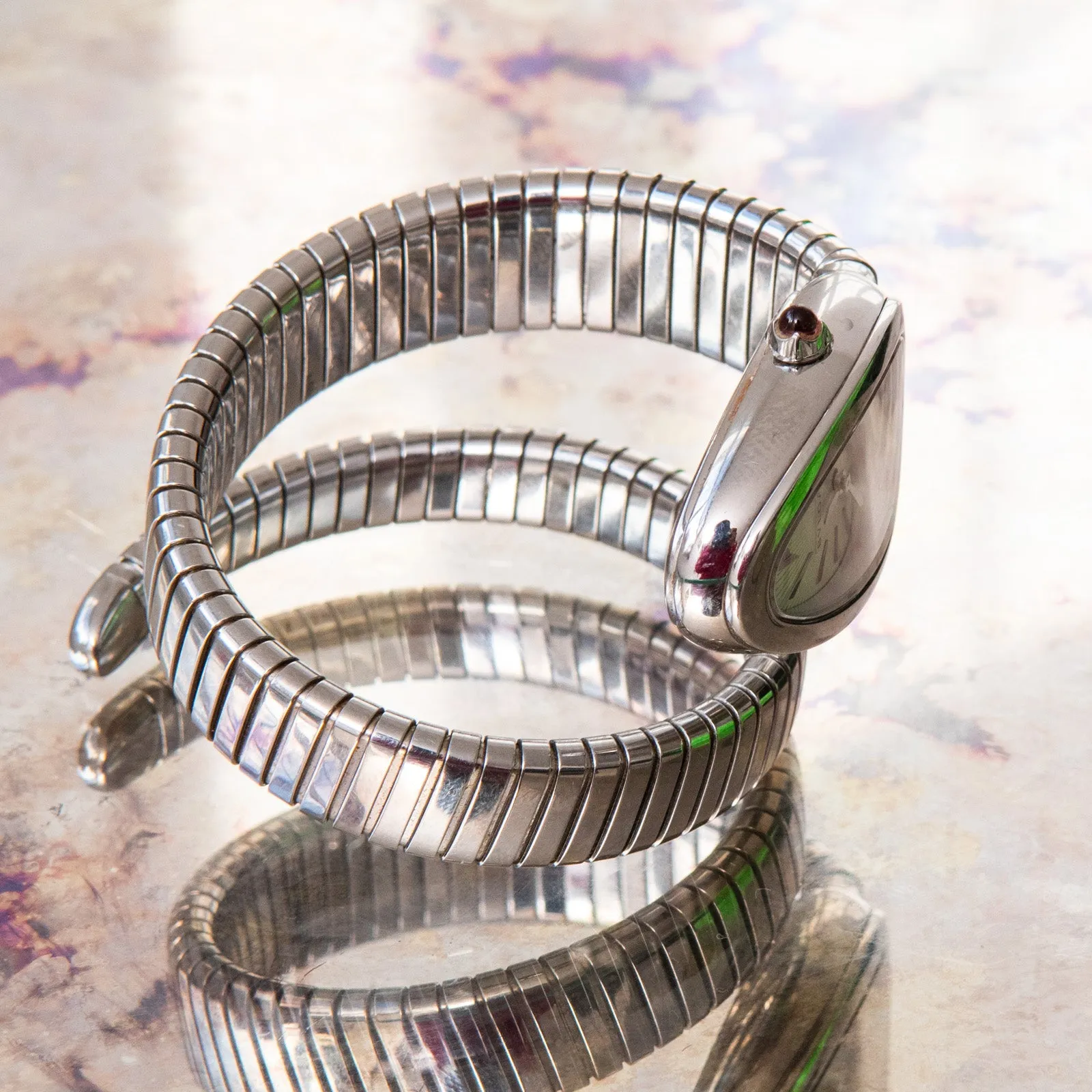Bulgari Serpenti Tubogas Stainless Steel Watch