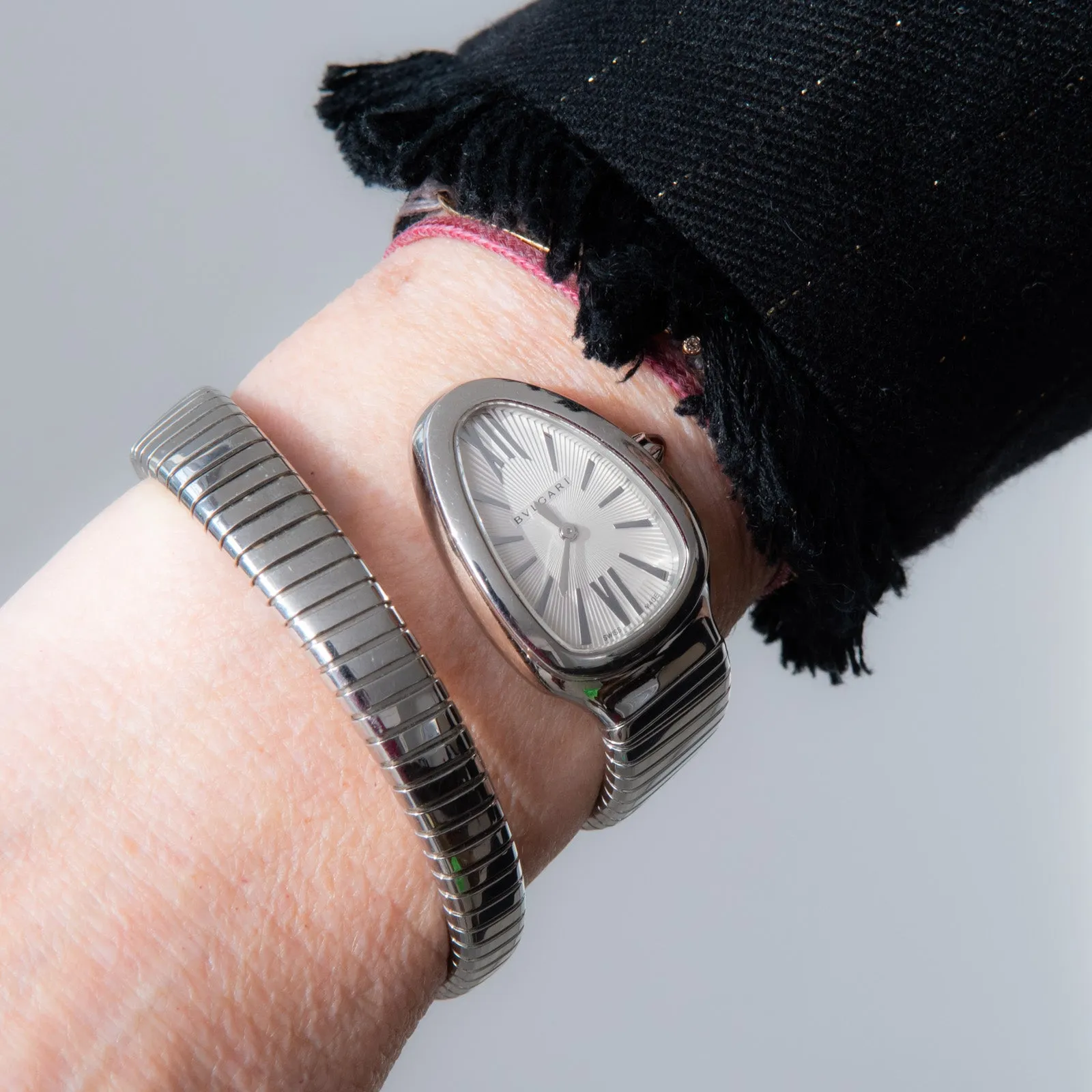 Bulgari Serpenti Tubogas Stainless Steel Watch