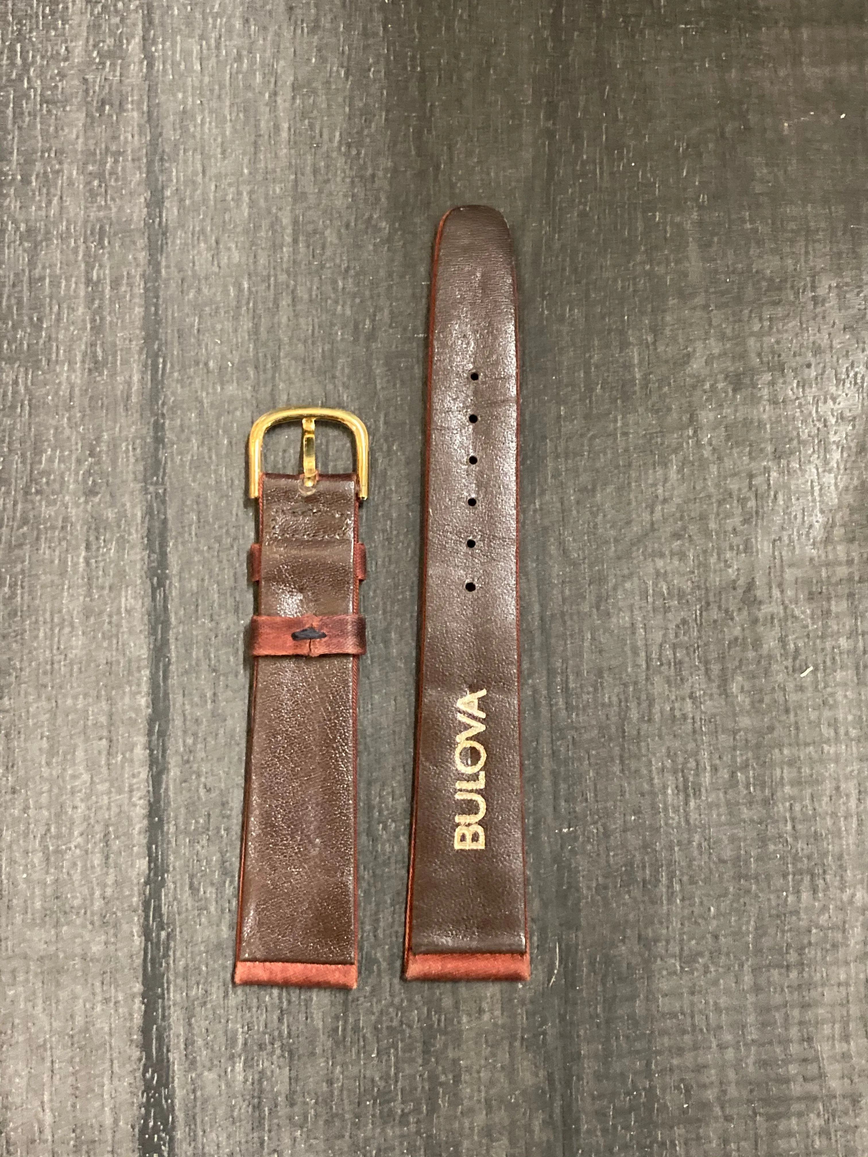 BULOVA Dark Red Satin on Leather Women's Watch Strap - $350 APR VALUE w/ CoA! ✓
