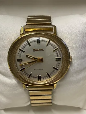BULOVA Oval-shape Case Unique Vintage 1960's Design Wristwatch - $7K