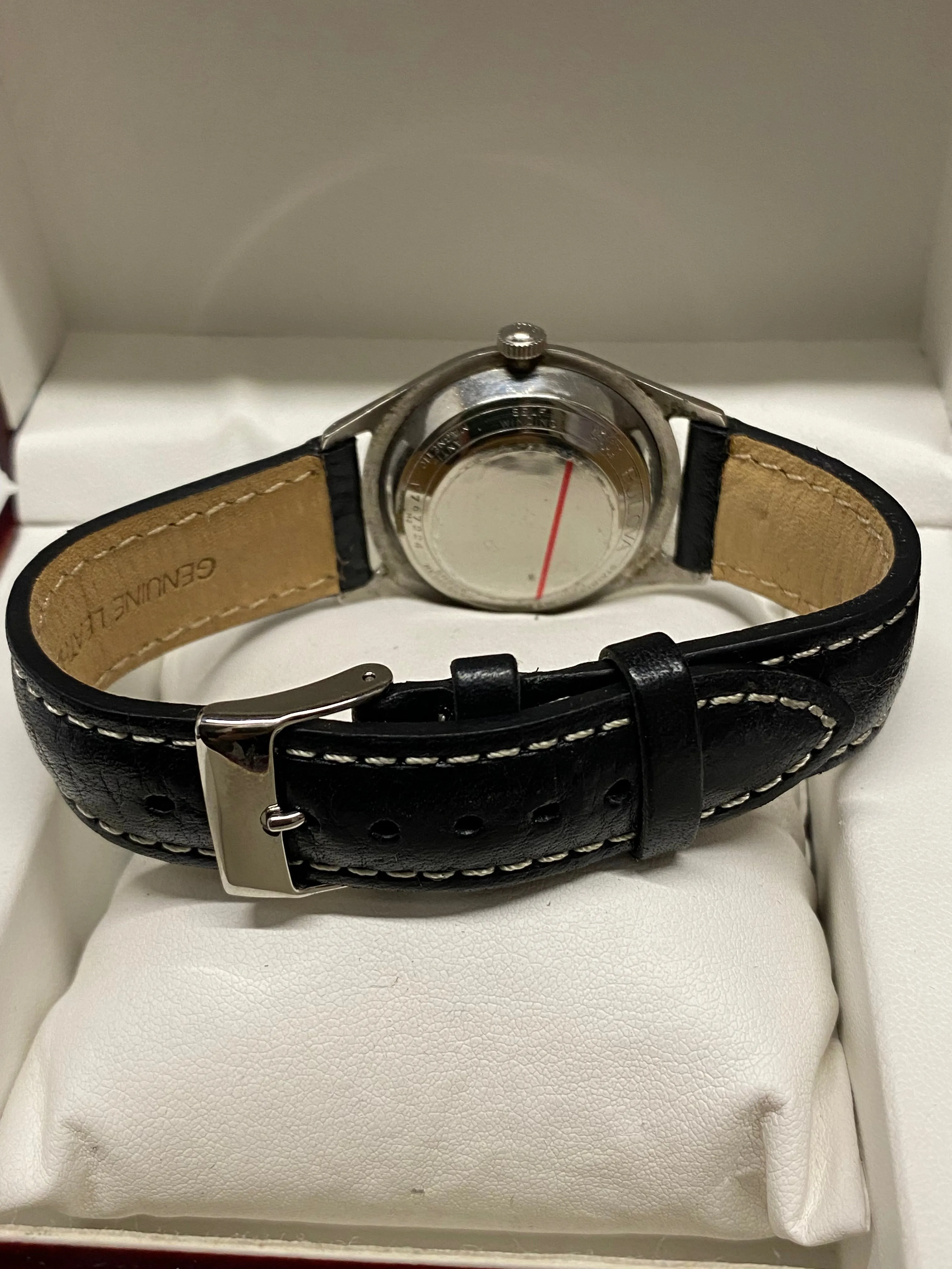 BULOVA Rare Vintage 1950's SS Men's Wristwatch Beautiful Design - $5K APR w/ COA