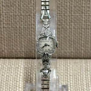 Bulova Solid Gold Vintage Ladies Watch w/ 40 Diamond Bezel - $10K APR w/ COA!!!