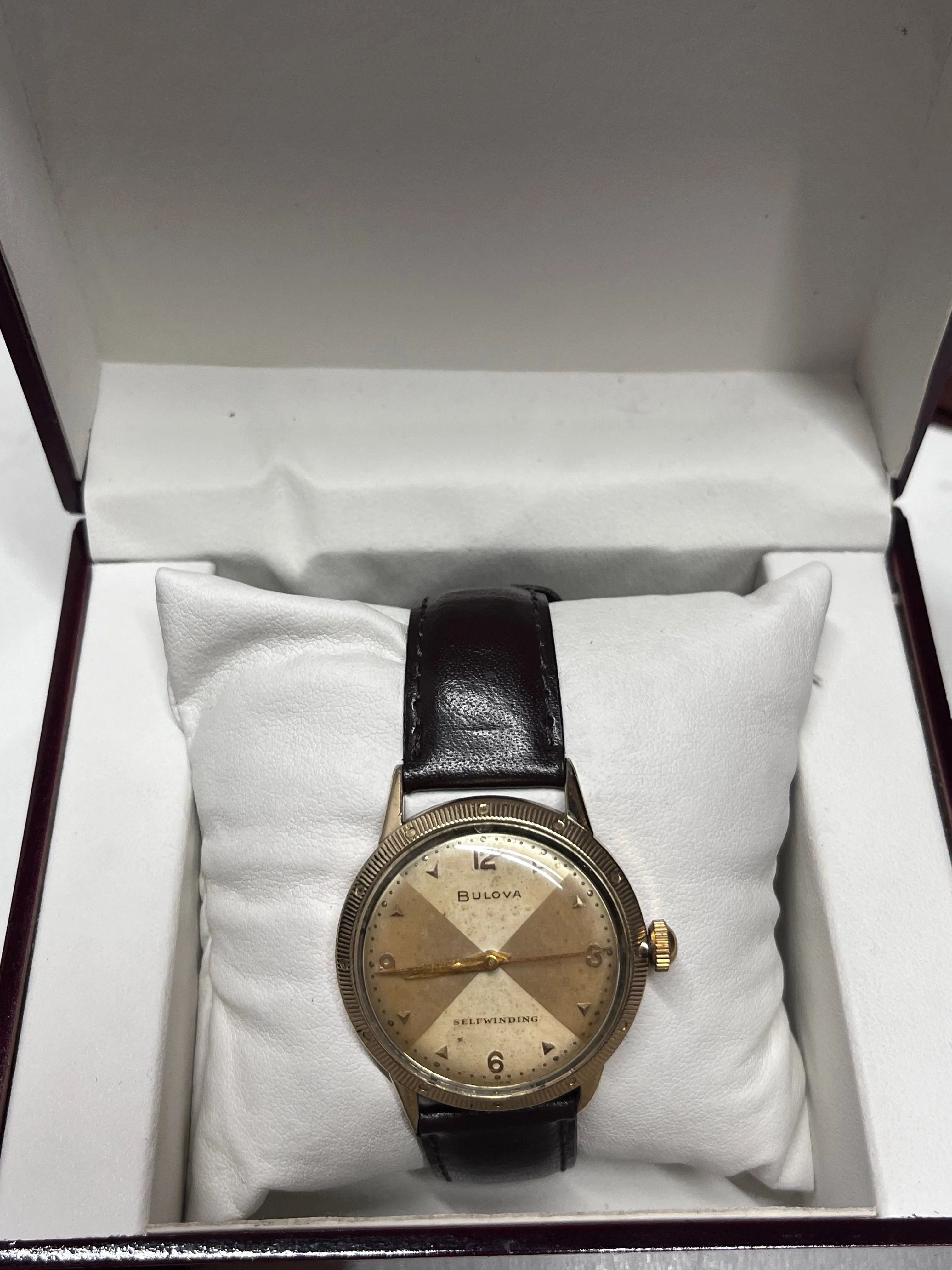 BULOVA Two Tone Gold 10K GF Men's Wristwatch Beautiful Design - $4K APR w/ COA!!