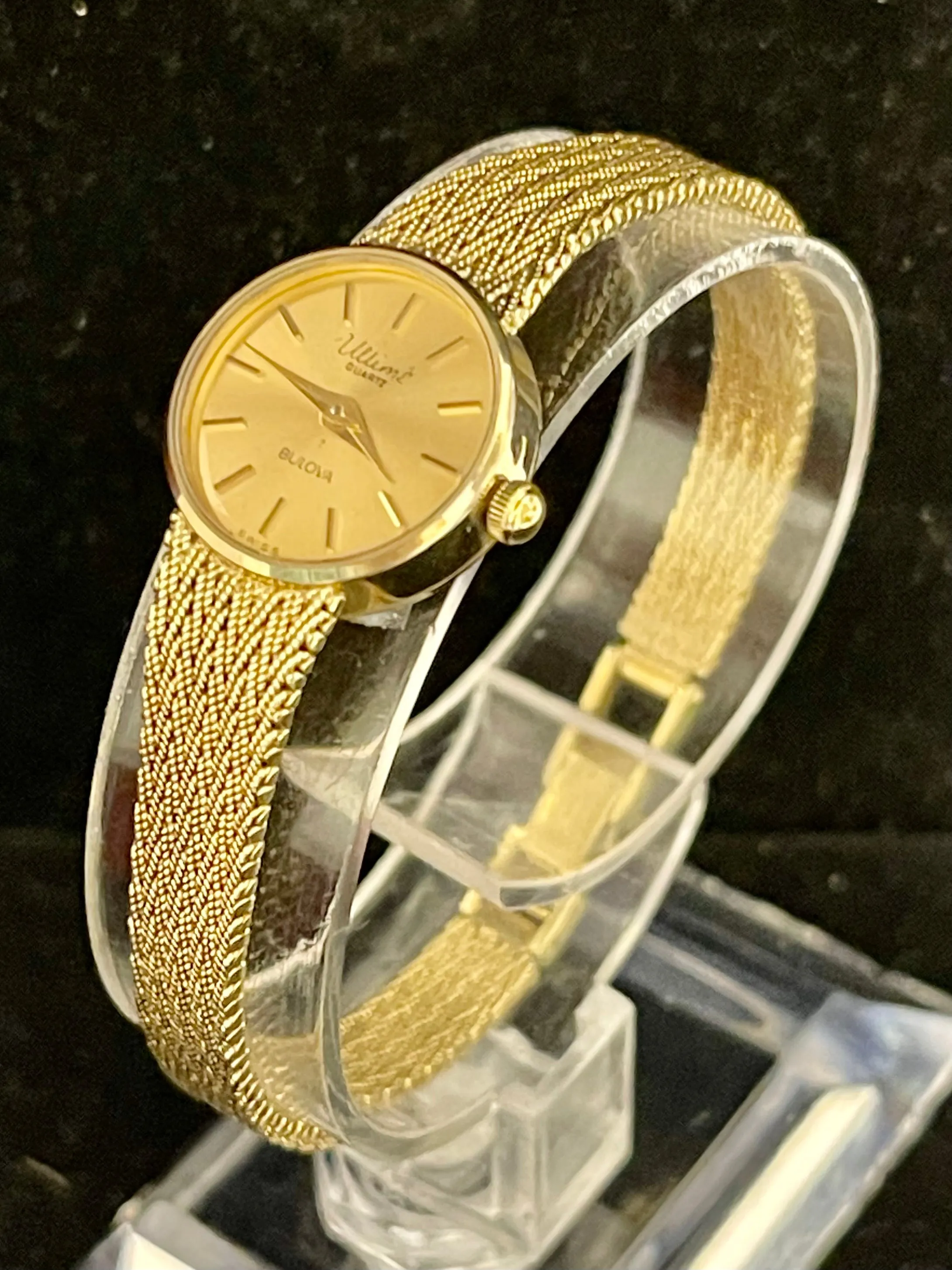 Bulova Ultime Beautiful Solid YG Ladies Antique Wrist Watch - $10K APR w/ COA!!!
